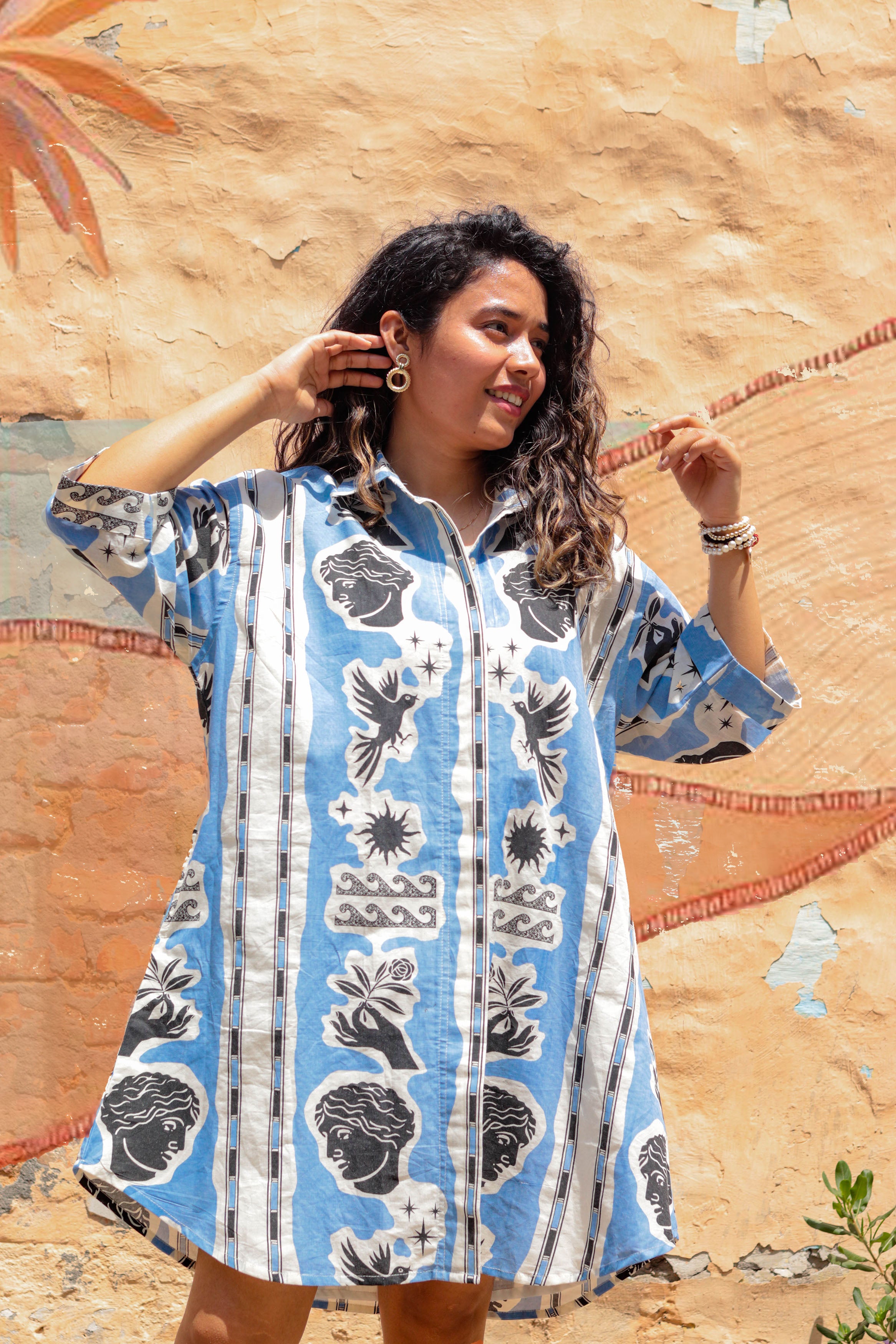 Coastline Holiday Shirtdress