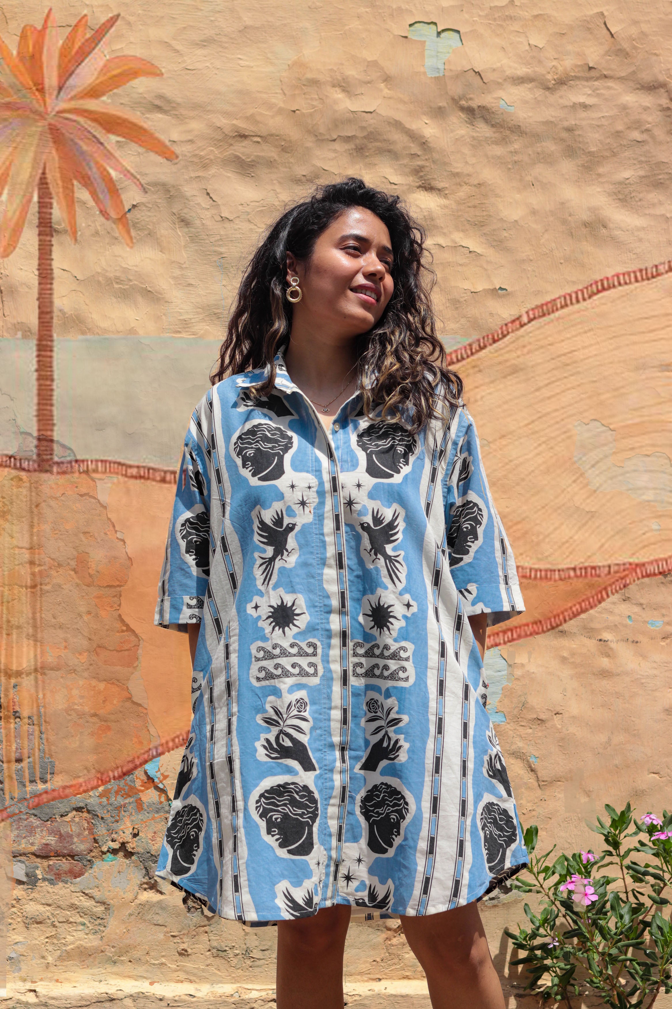 Coastline Holiday Shirtdress