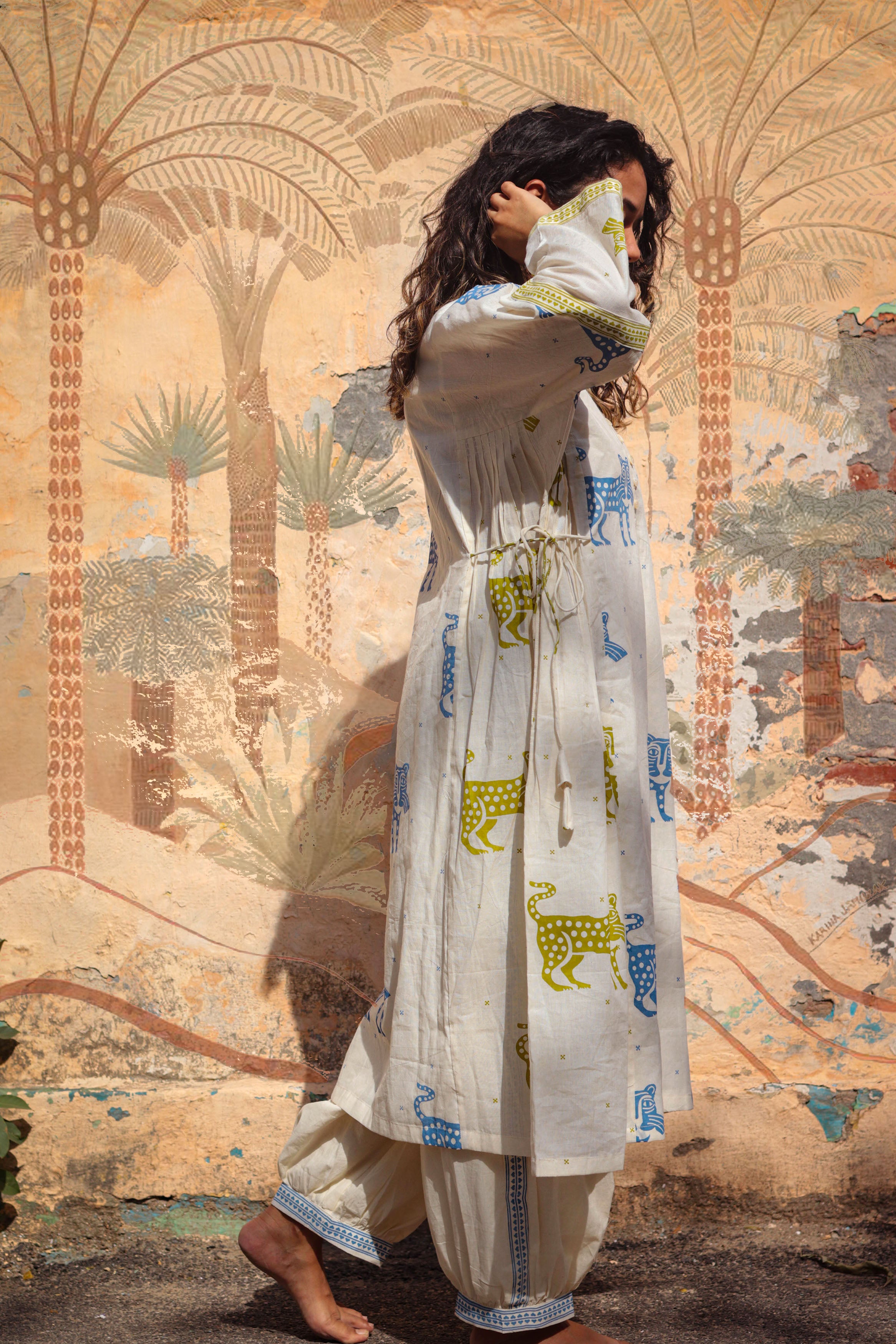 Enchanted Marine Goddess Kurta