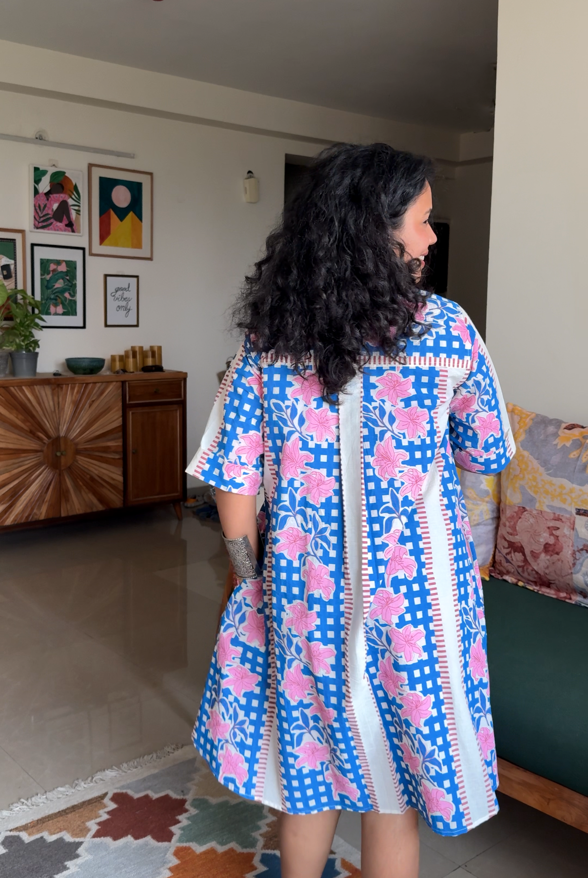 Seaside Floral Shirtdress