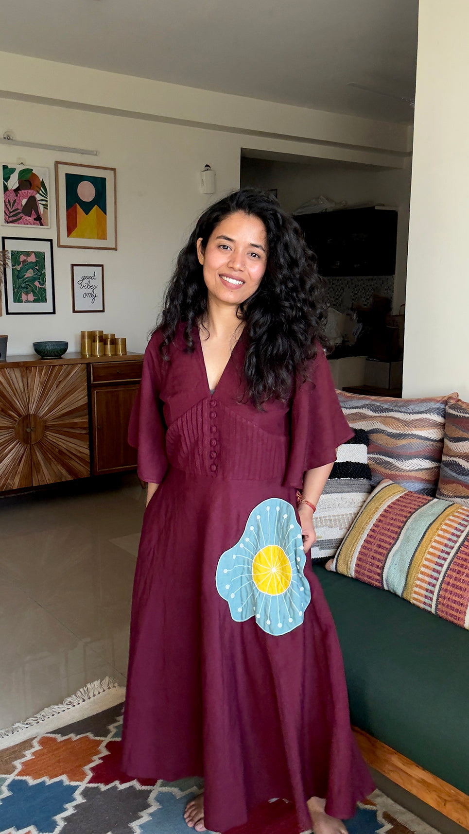Sangria Skies Holiday Dress