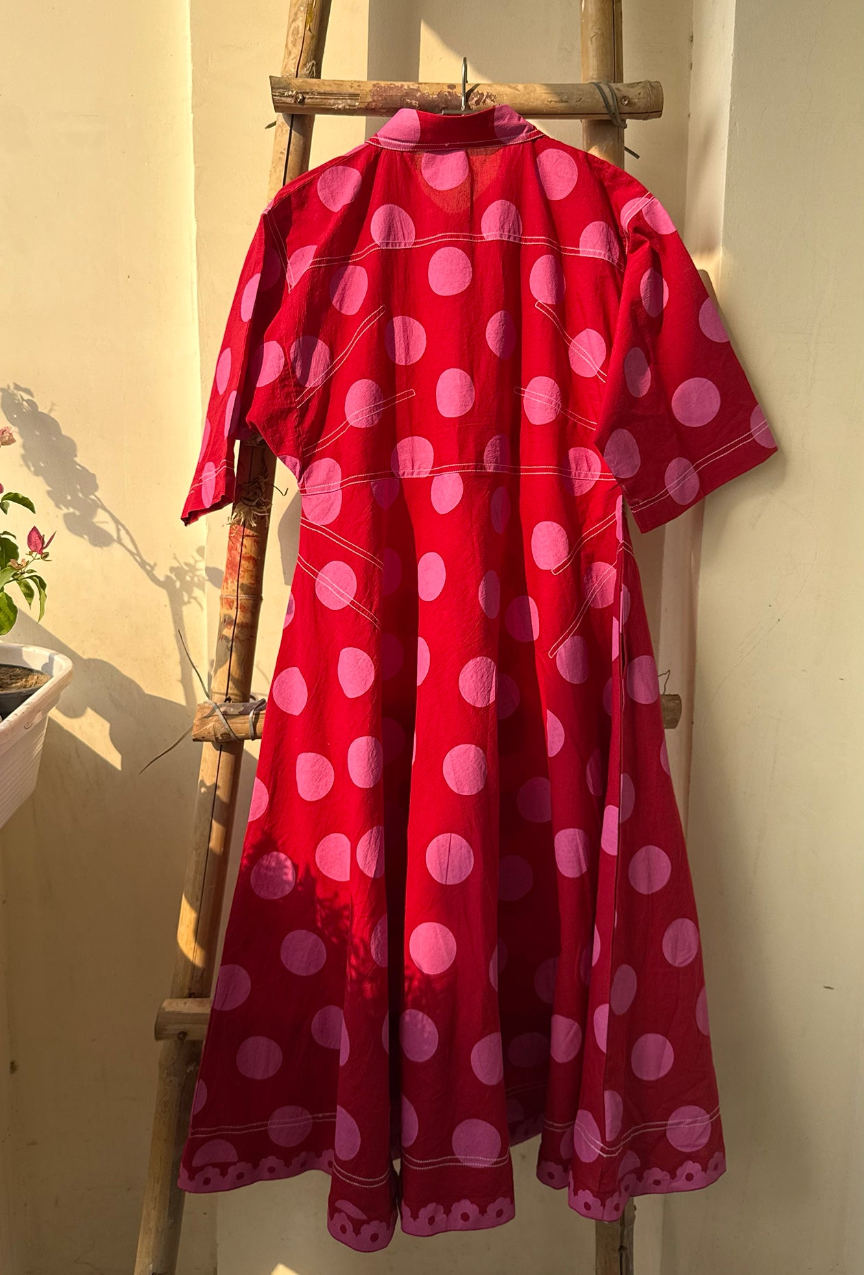 Polka Berry Holiday Dress