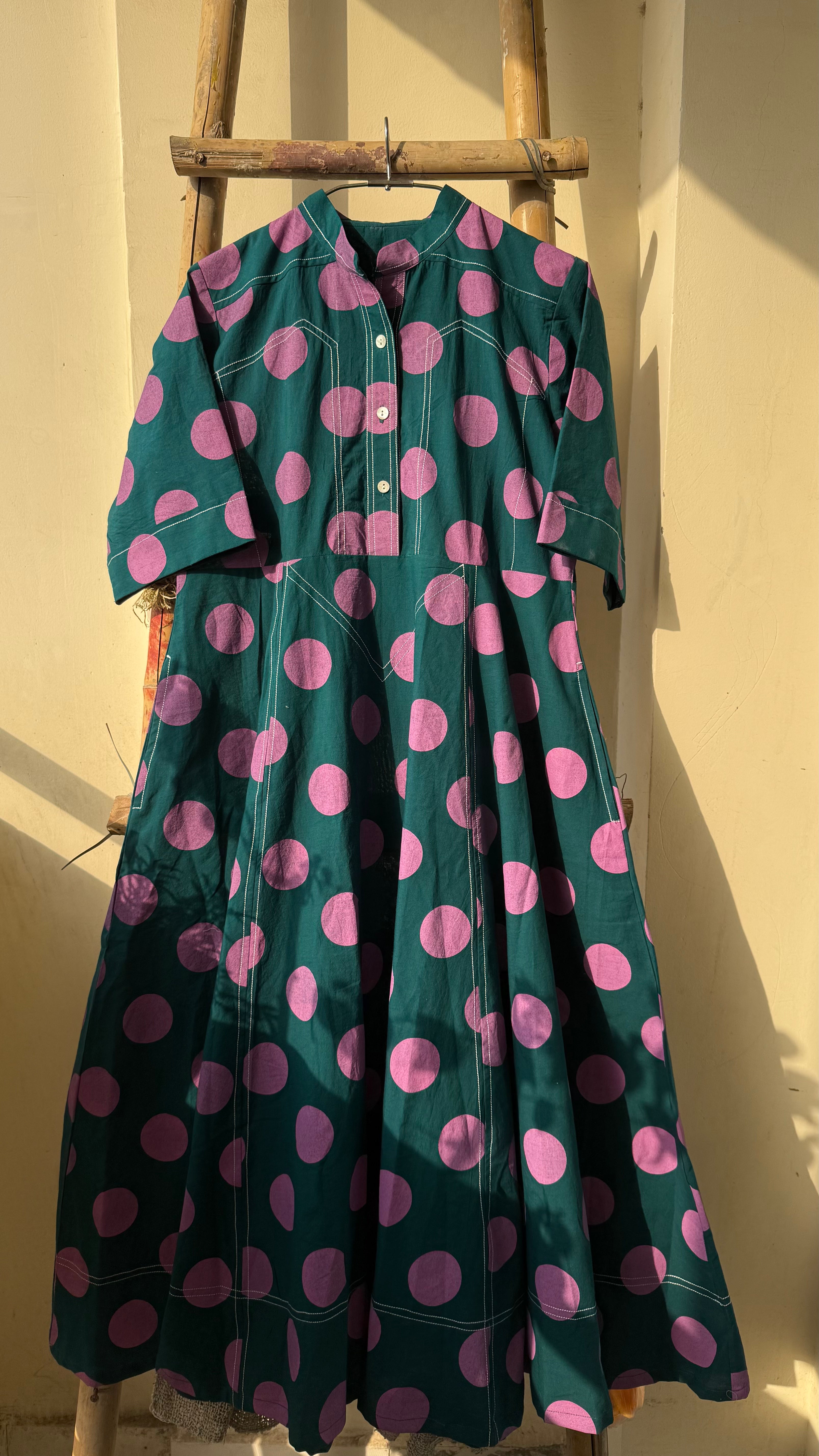 Fern Polka Pop Dress