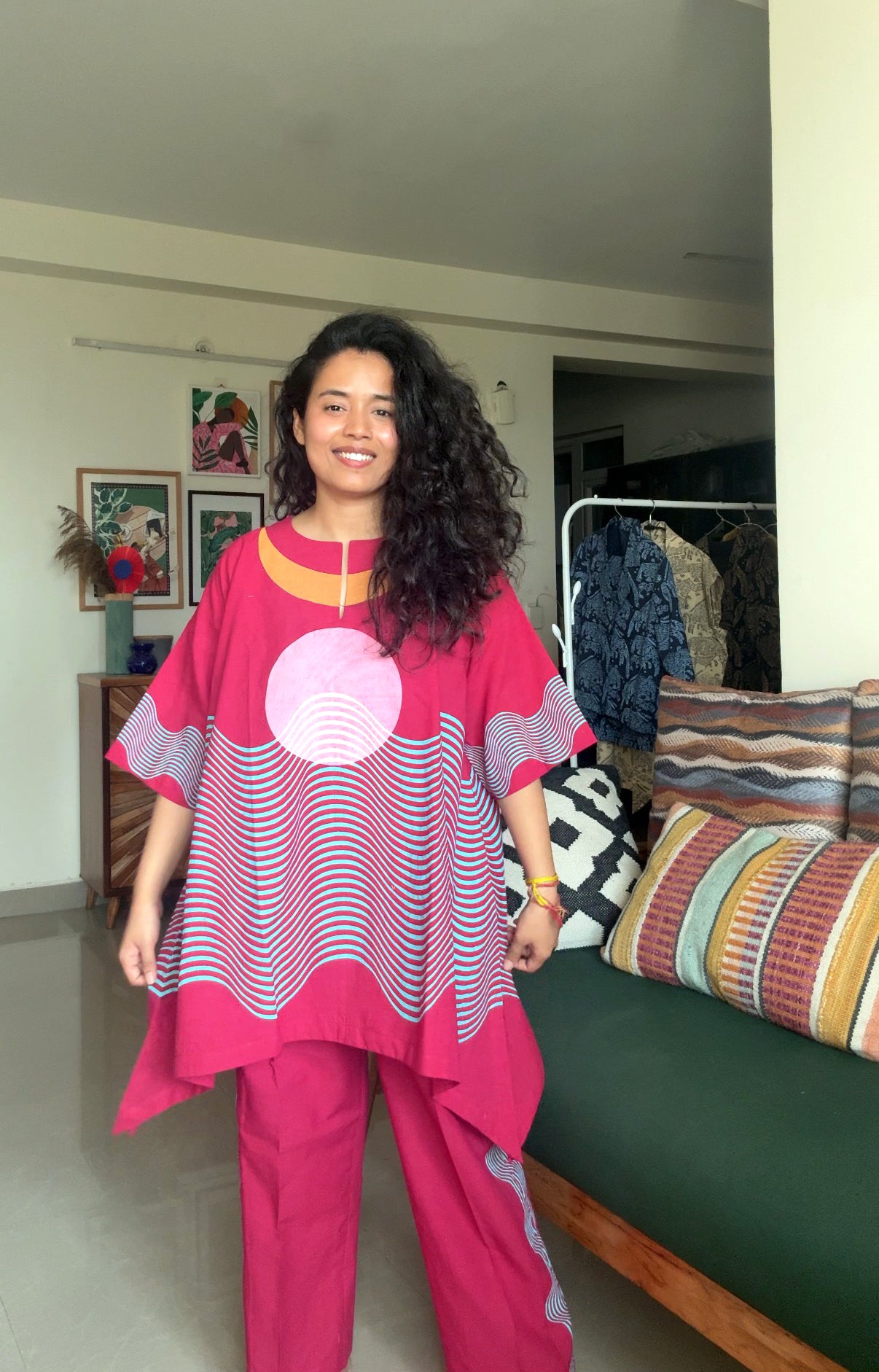 Ambar Gulaabi Co-ord Set