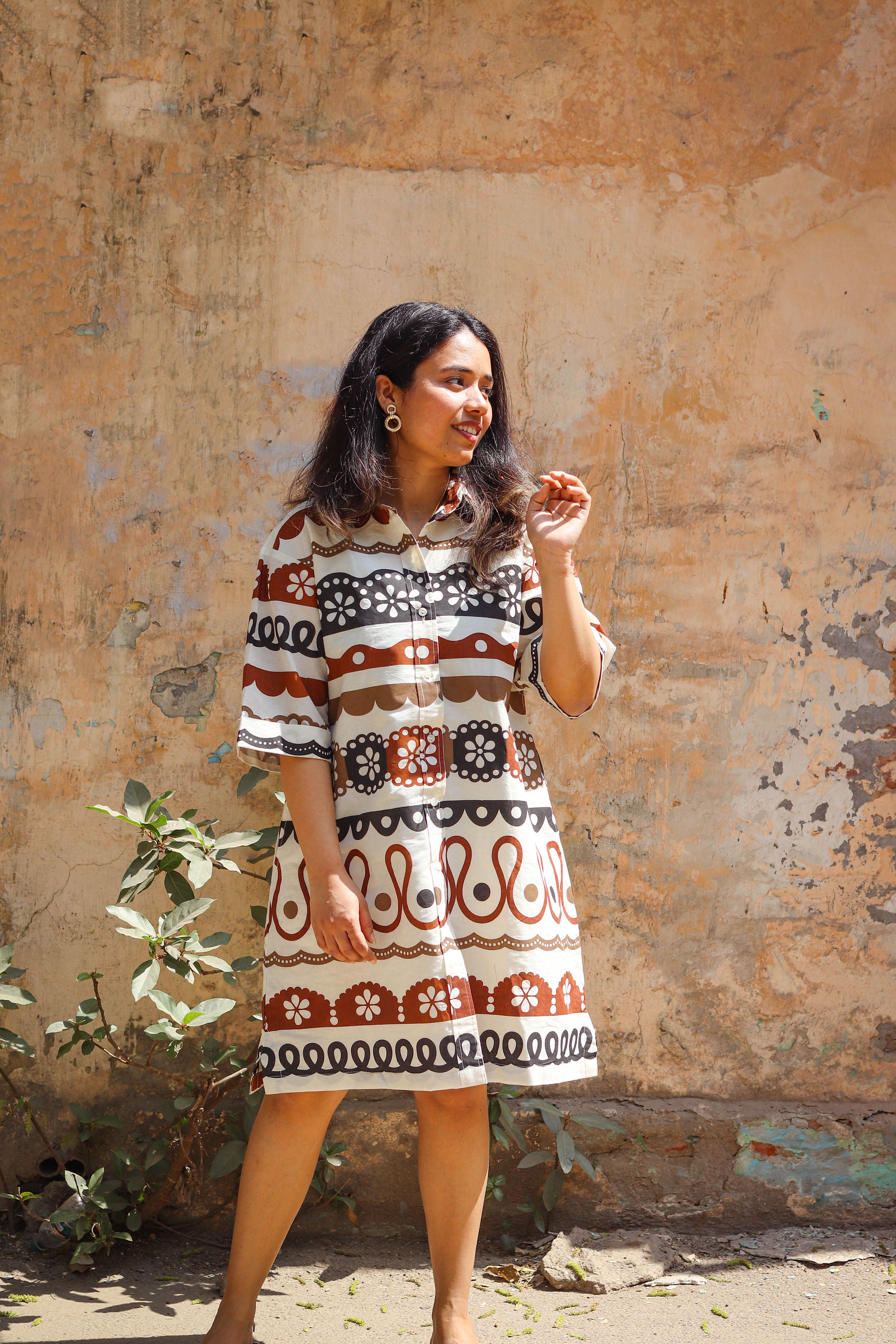 Dusk Dream Bohemian Shirtdress