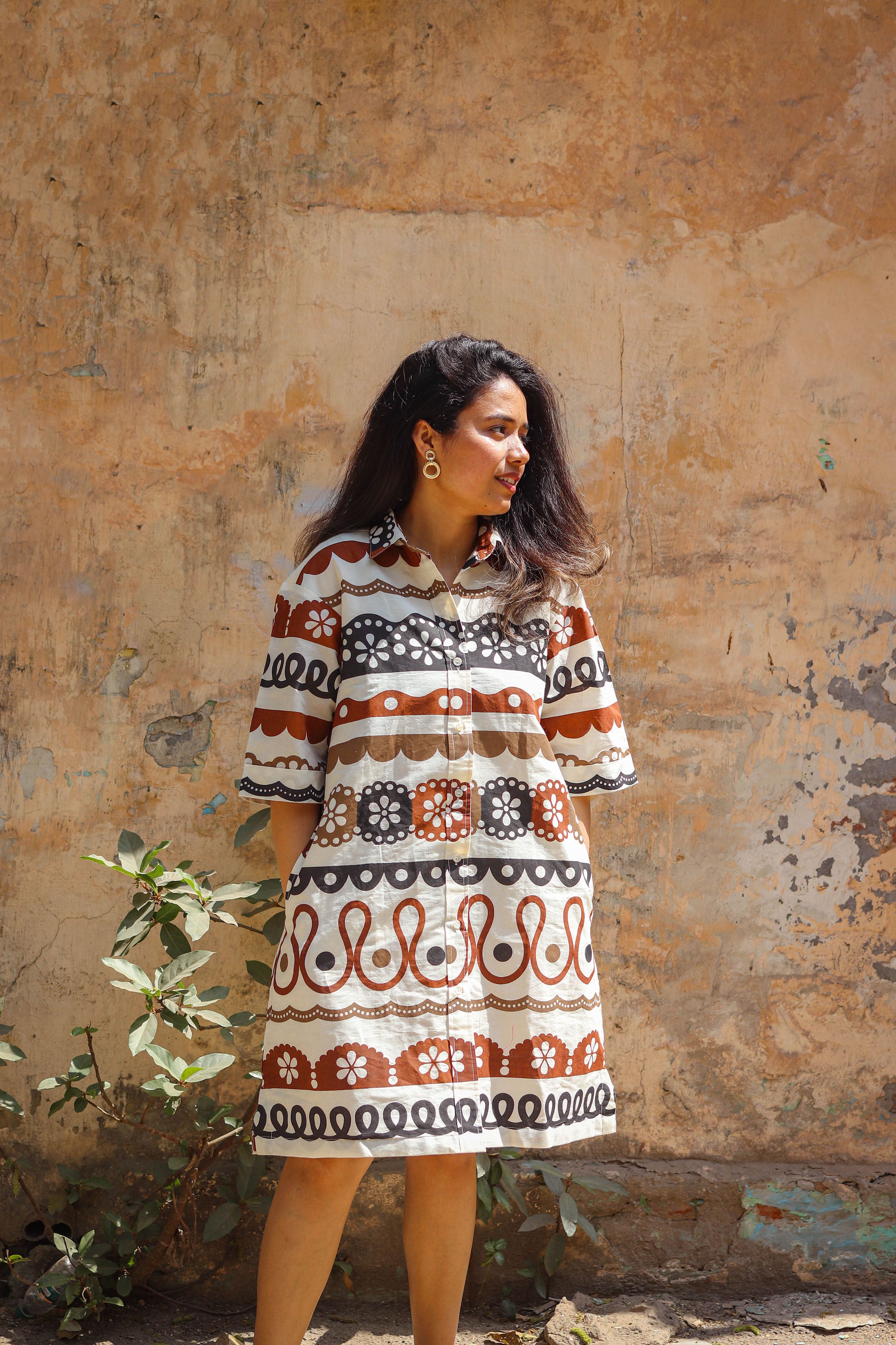 Dusk Dream Bohemian Shirtdress