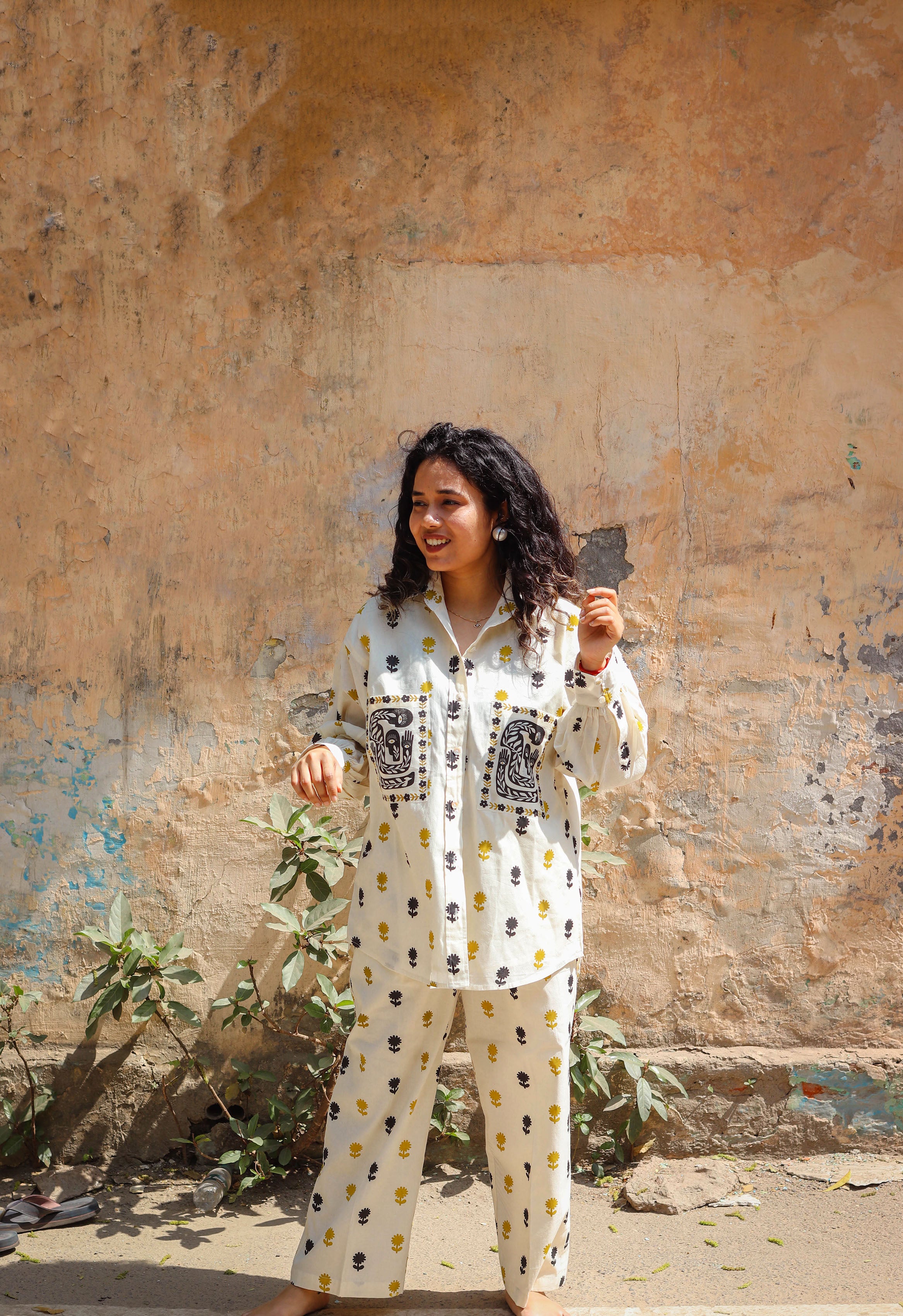 Golden Yellow Banjara Co-ord Set