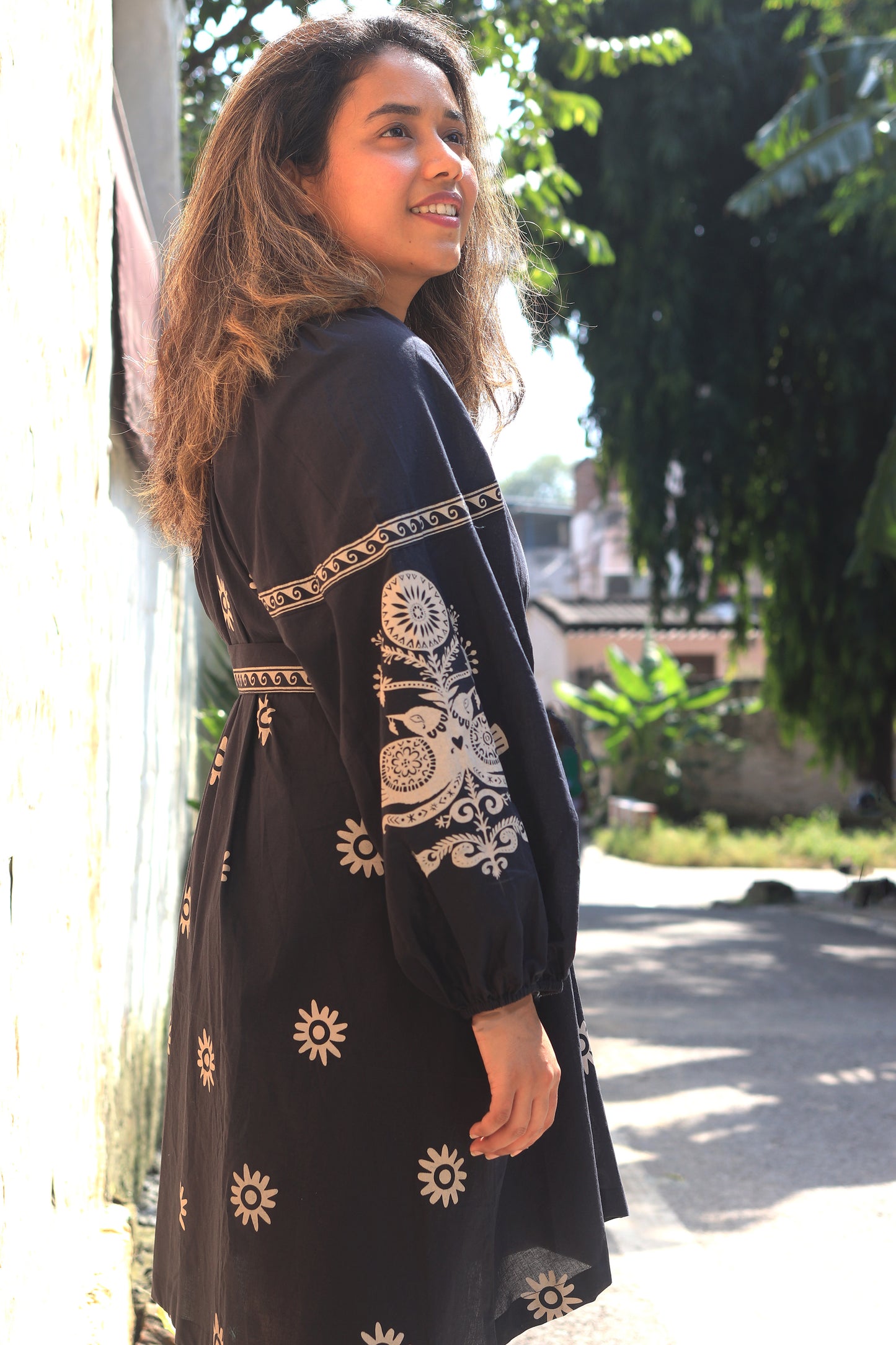 Bohemian Noir Dress