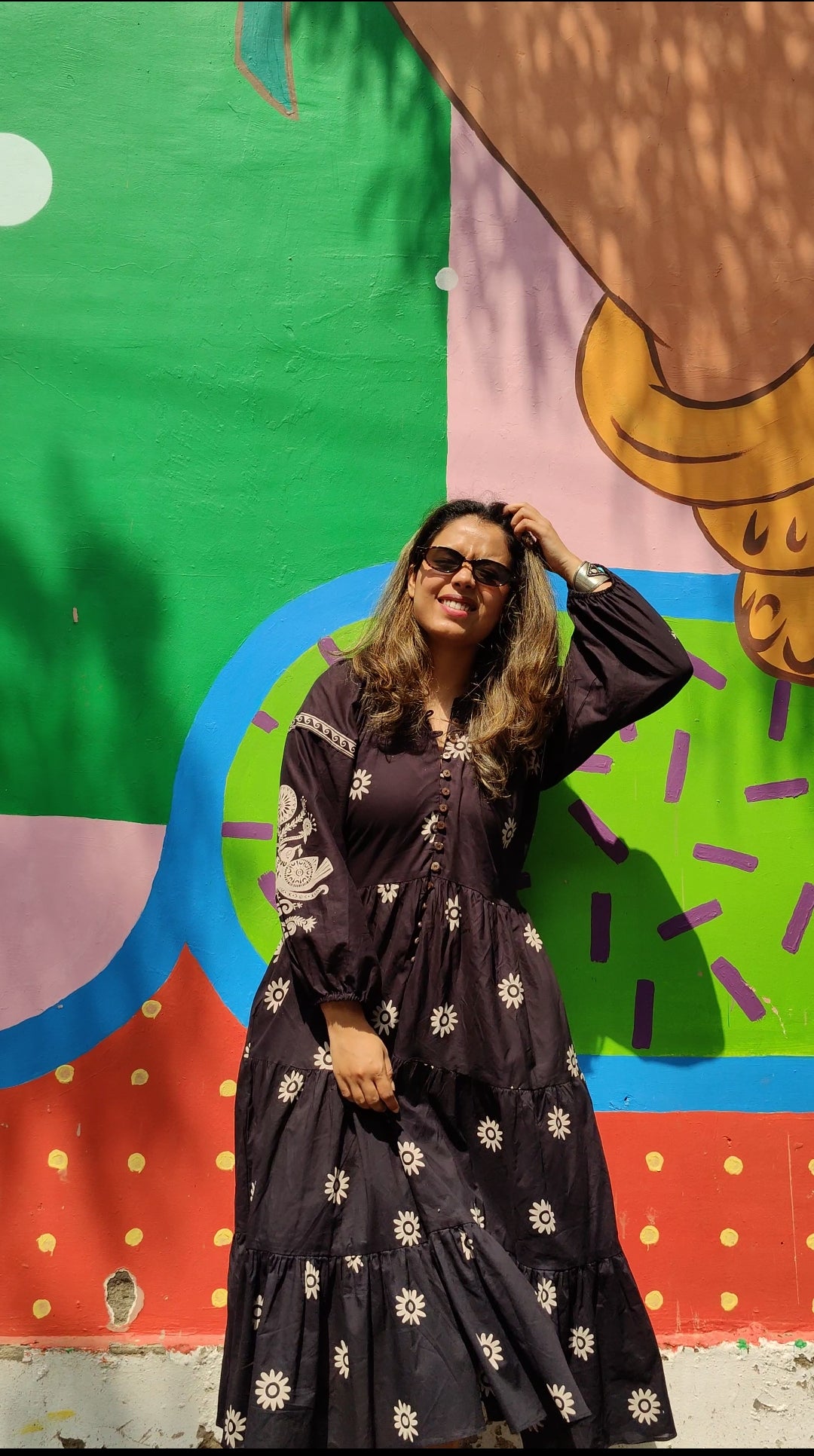 Bohemian Noir Maxi Dress