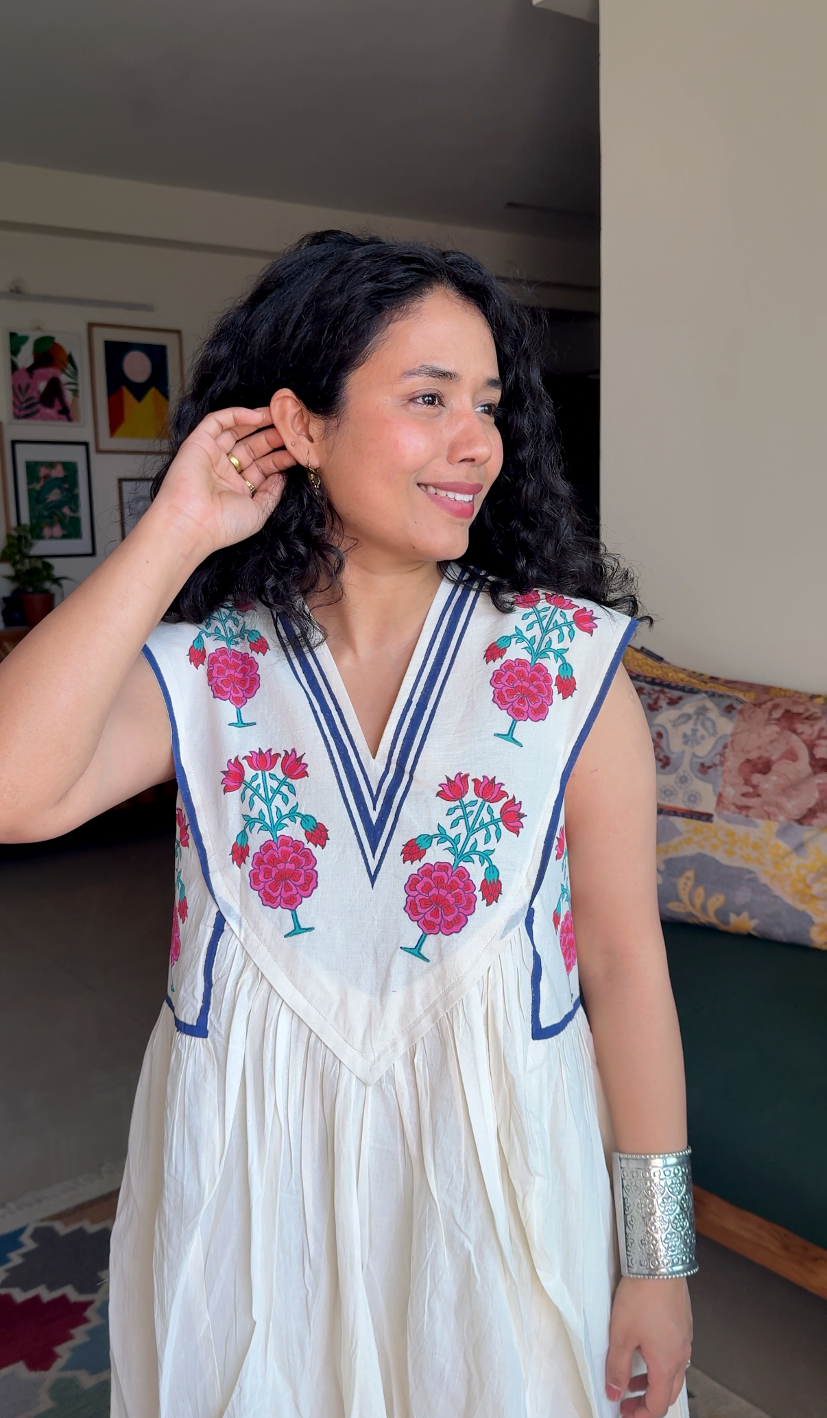 Rosette Meadow Dress