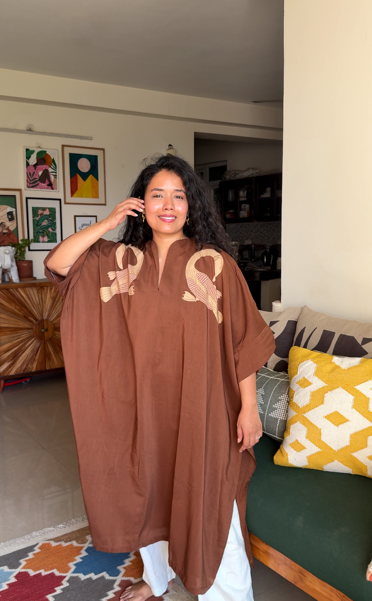 Desert Bronze Udaan Kaftan