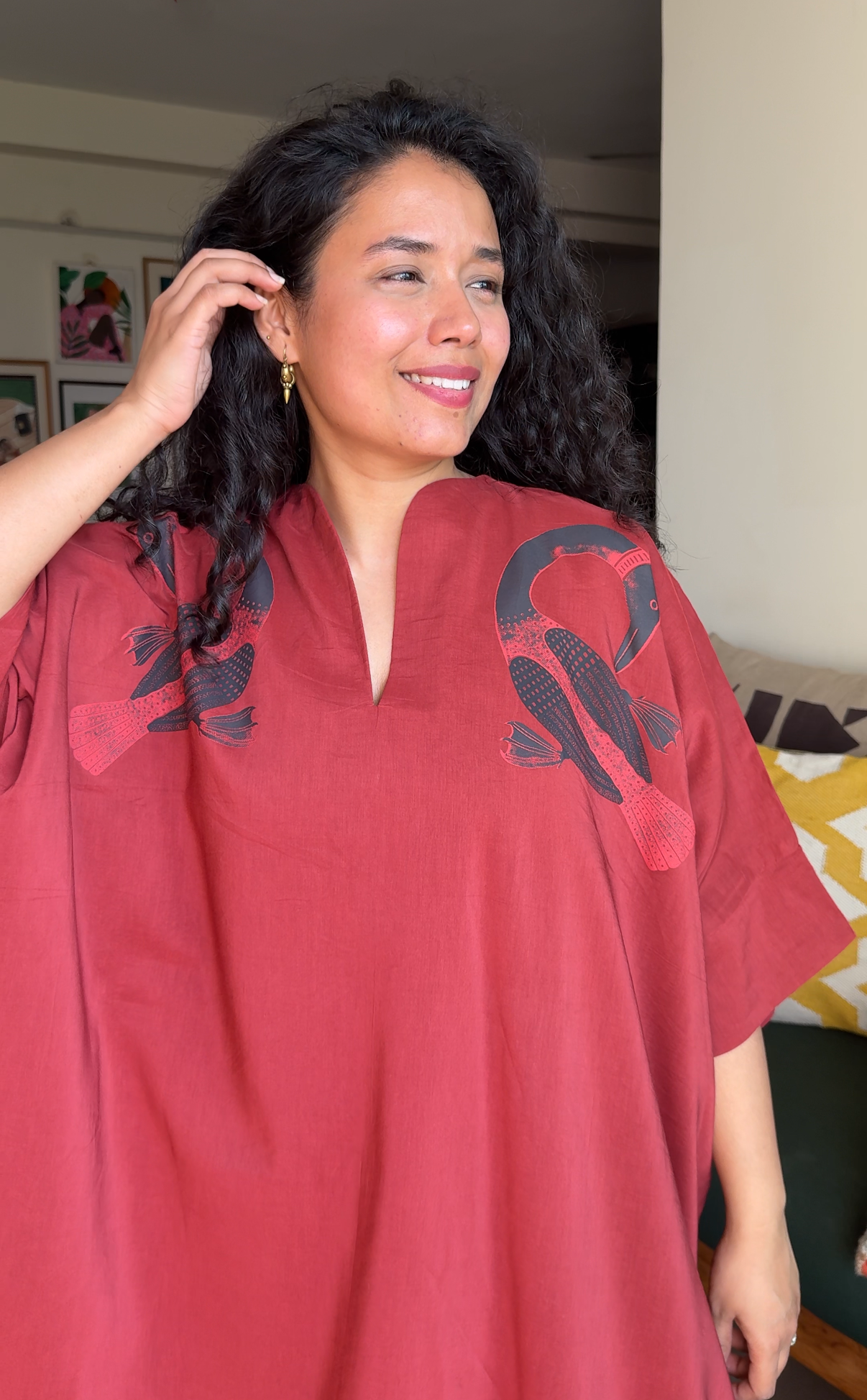 Amber Clay Udaan Kaftan