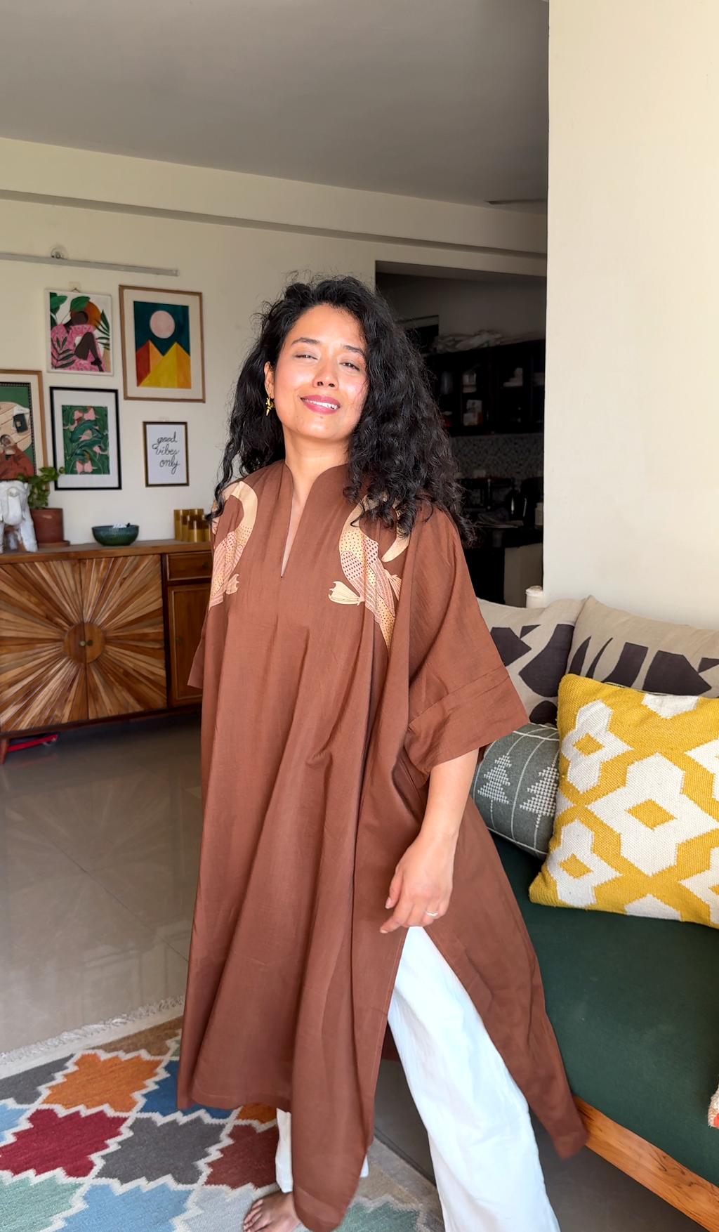 Desert Bronze Udaan Kaftan