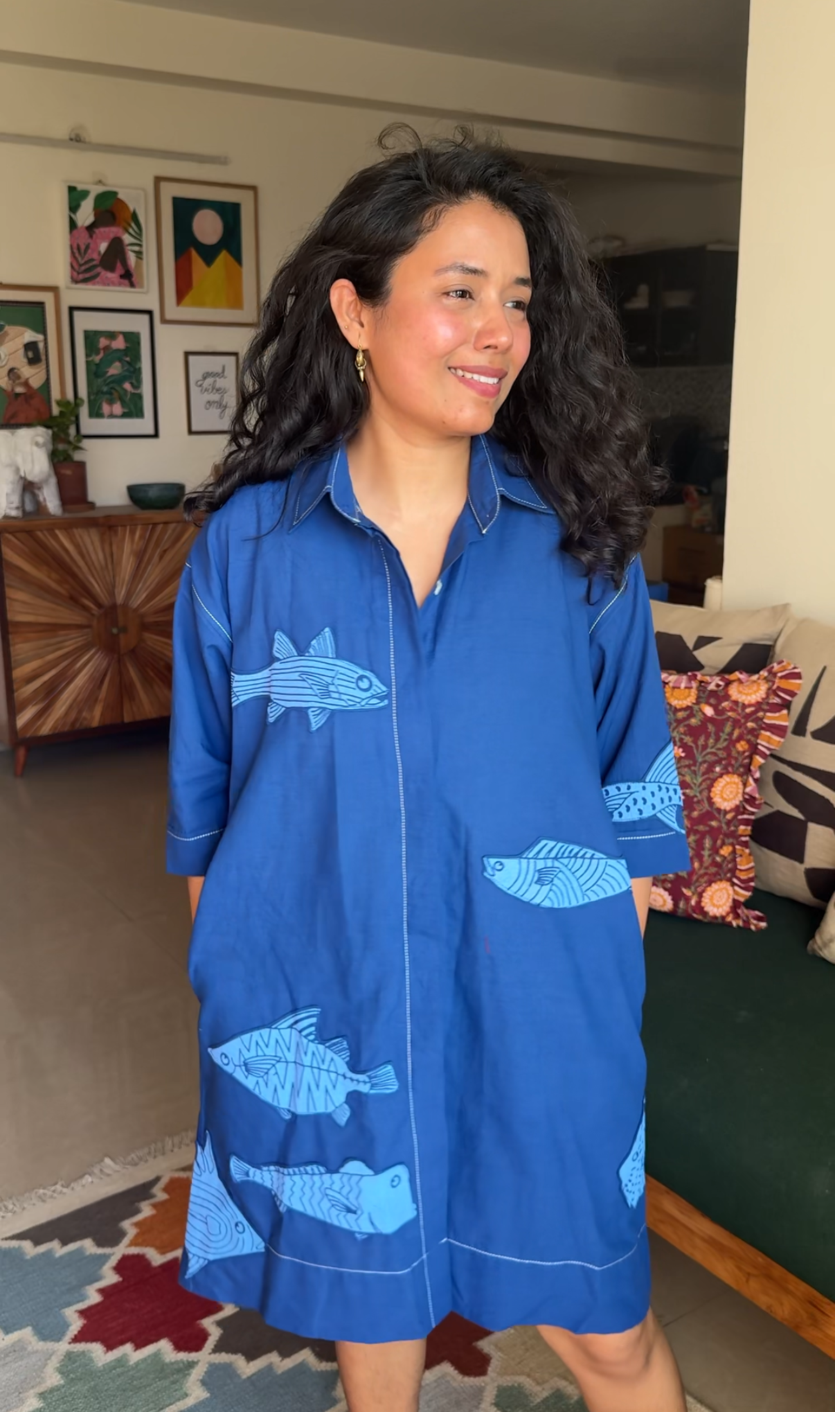 Fisher's Tale Shirt Dress