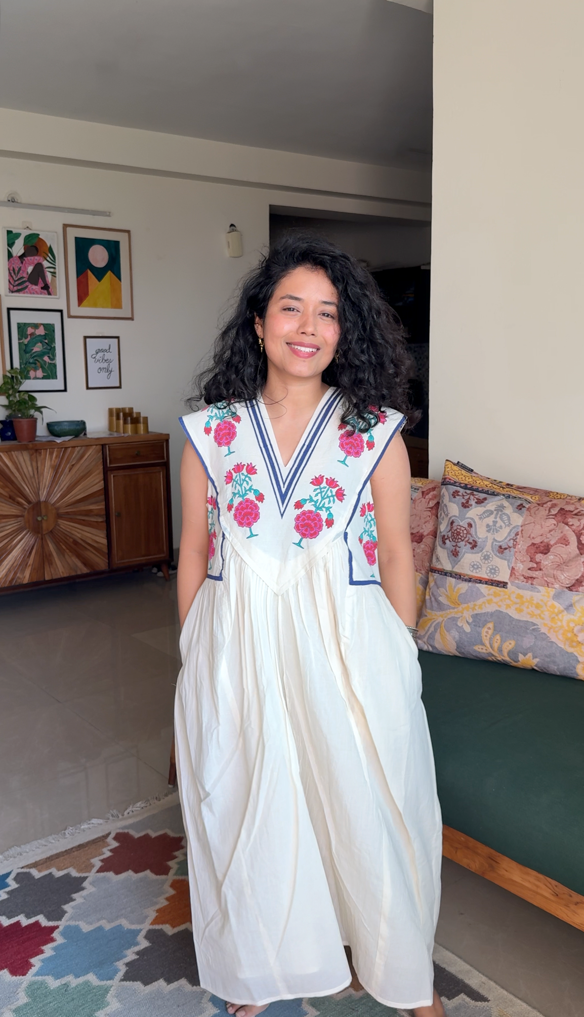 Rosette Meadow Dress
