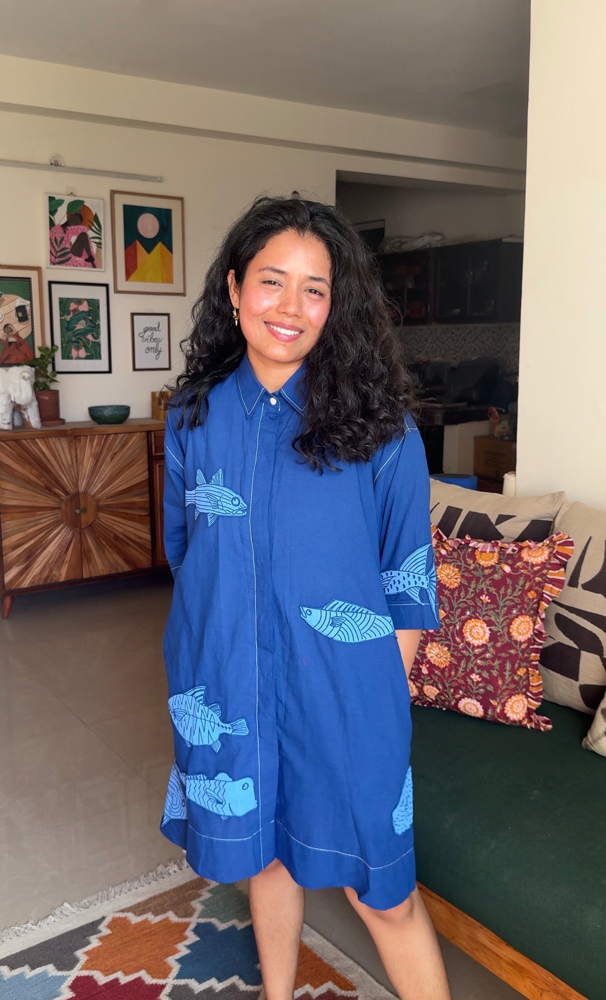 Fisher's Tale Shirt Dress