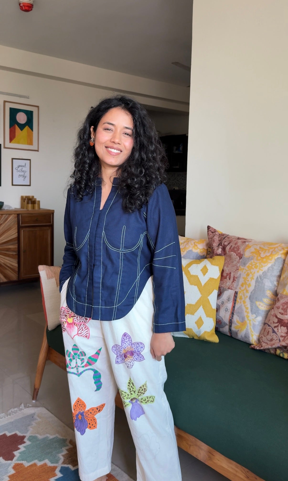 Wildflower Orchid Pants