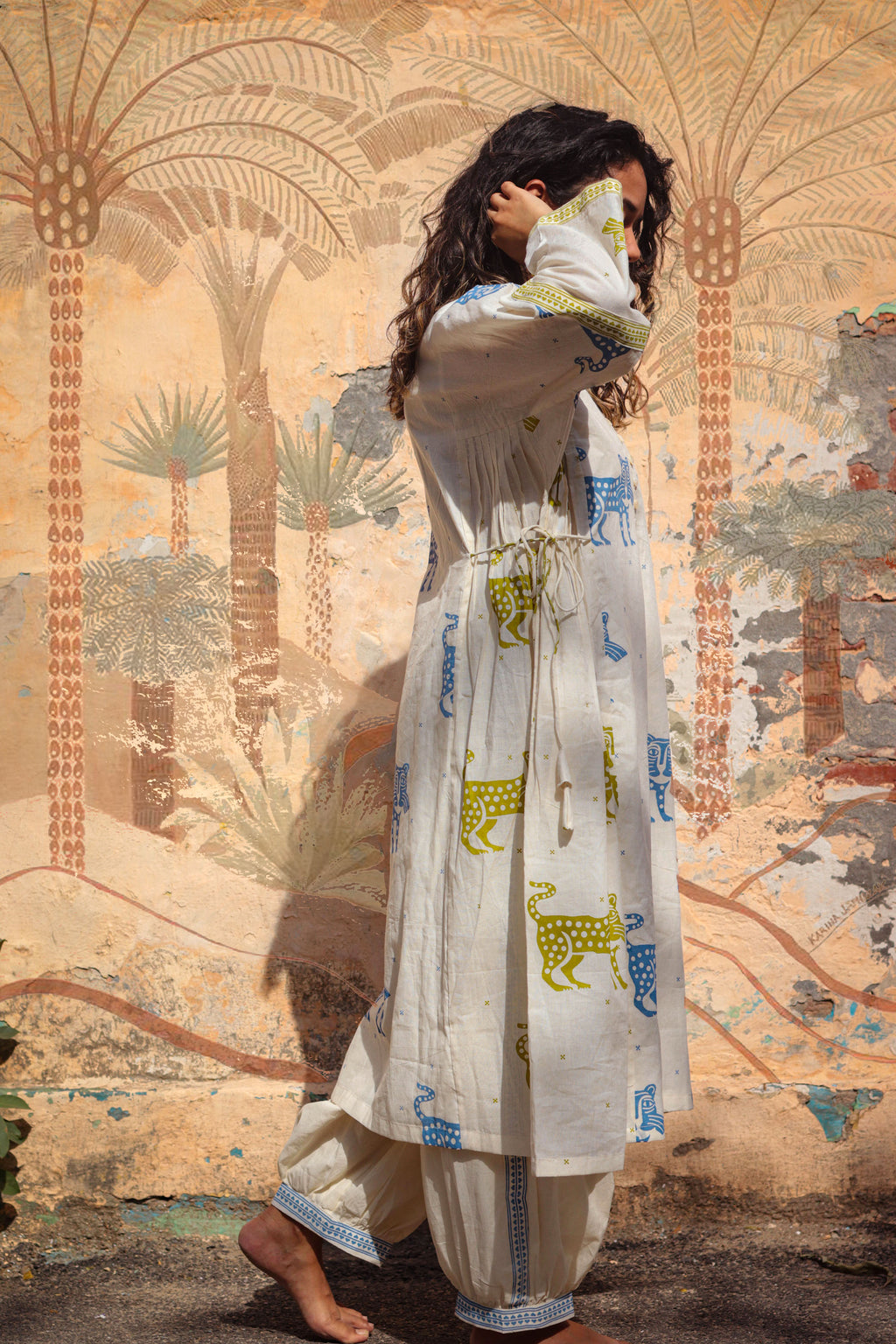 Enchanted Marine Goddess Kurta