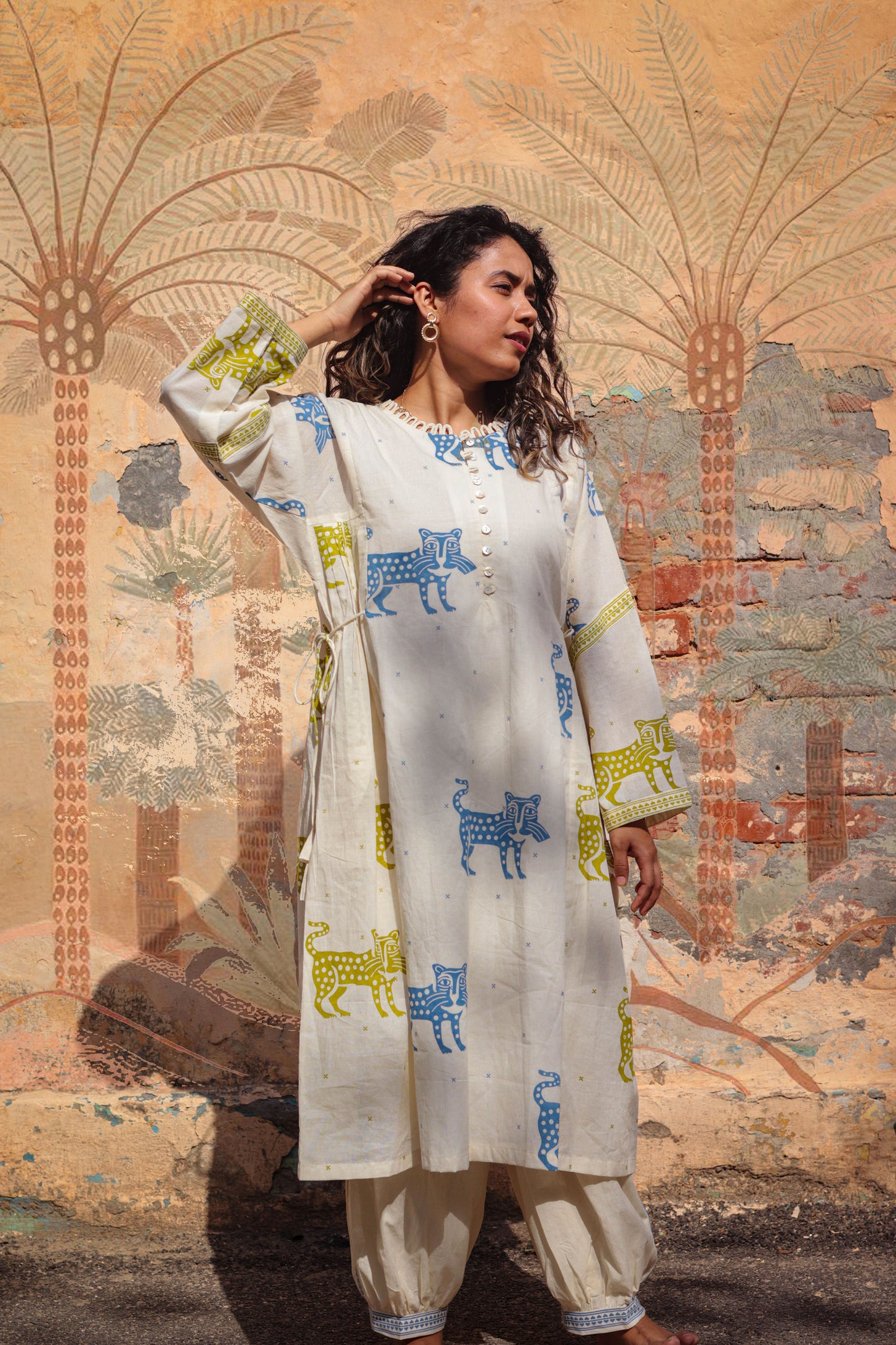 Enchanted Marine Goddess Kurta