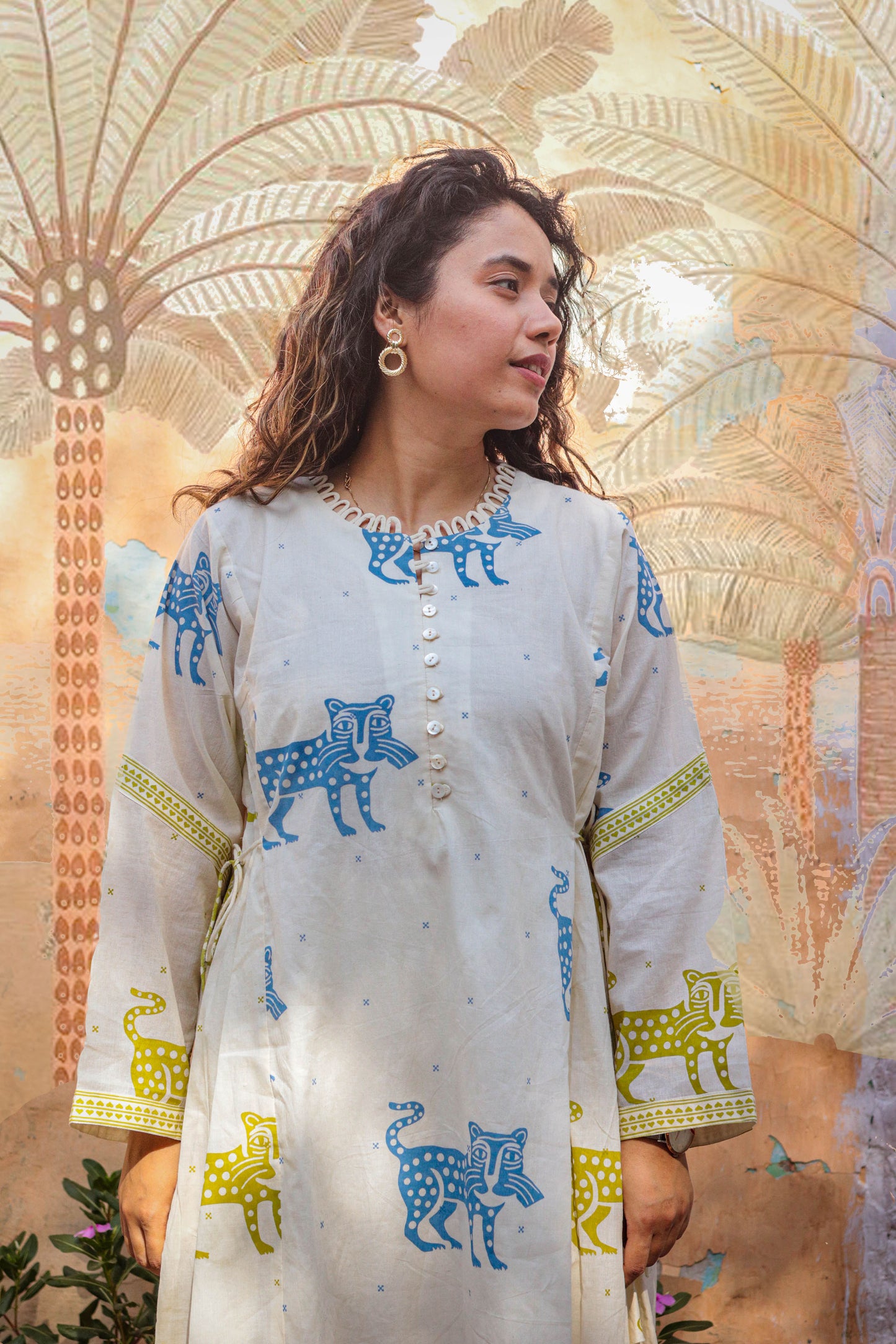 Enchanted Marine Goddess Kurta