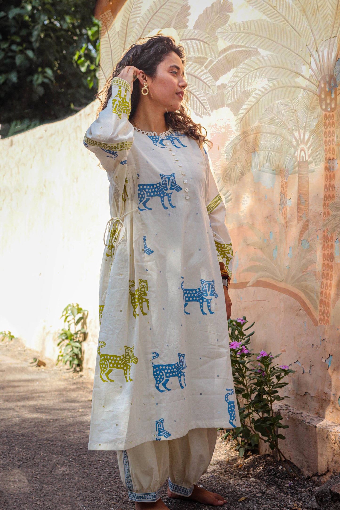 Enchanted Marine Goddess Kurta