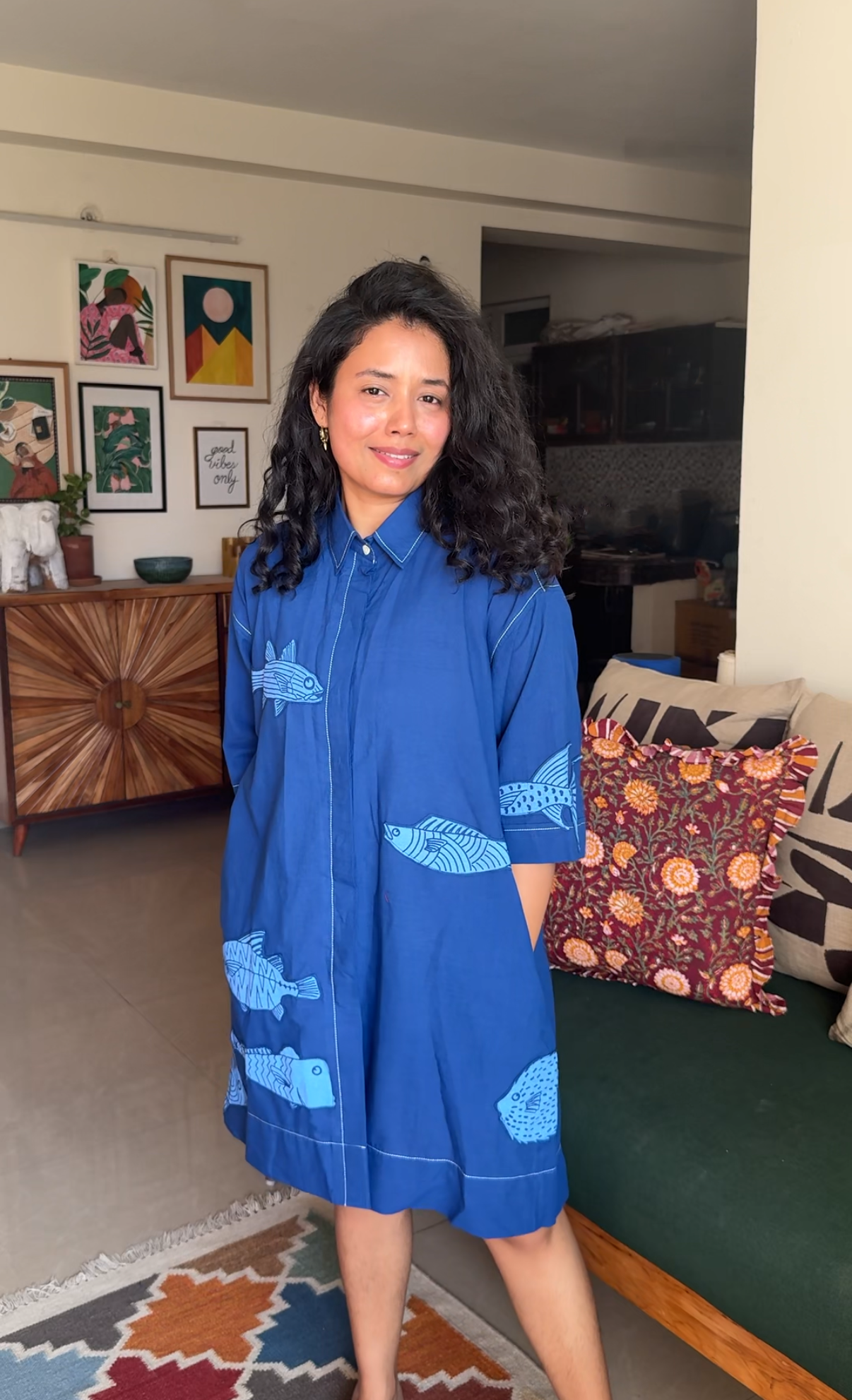 Fisher's Tale Shirt Dress