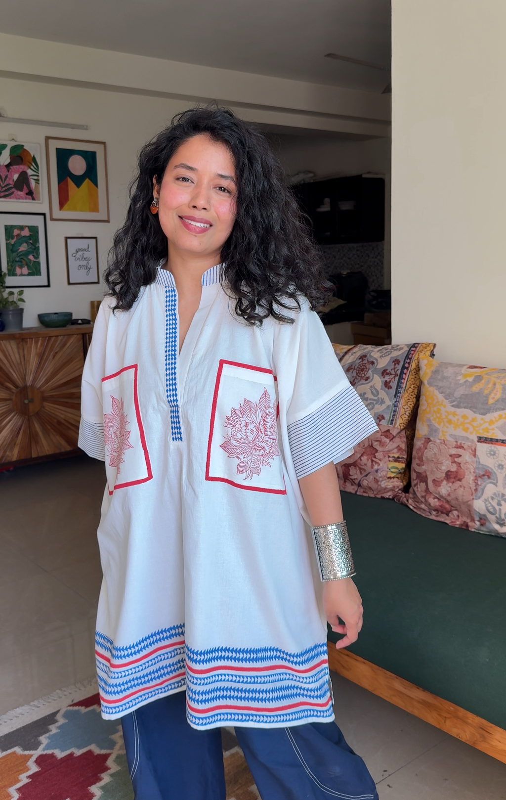 Gulnaar Pocket Kaftan Tunic
