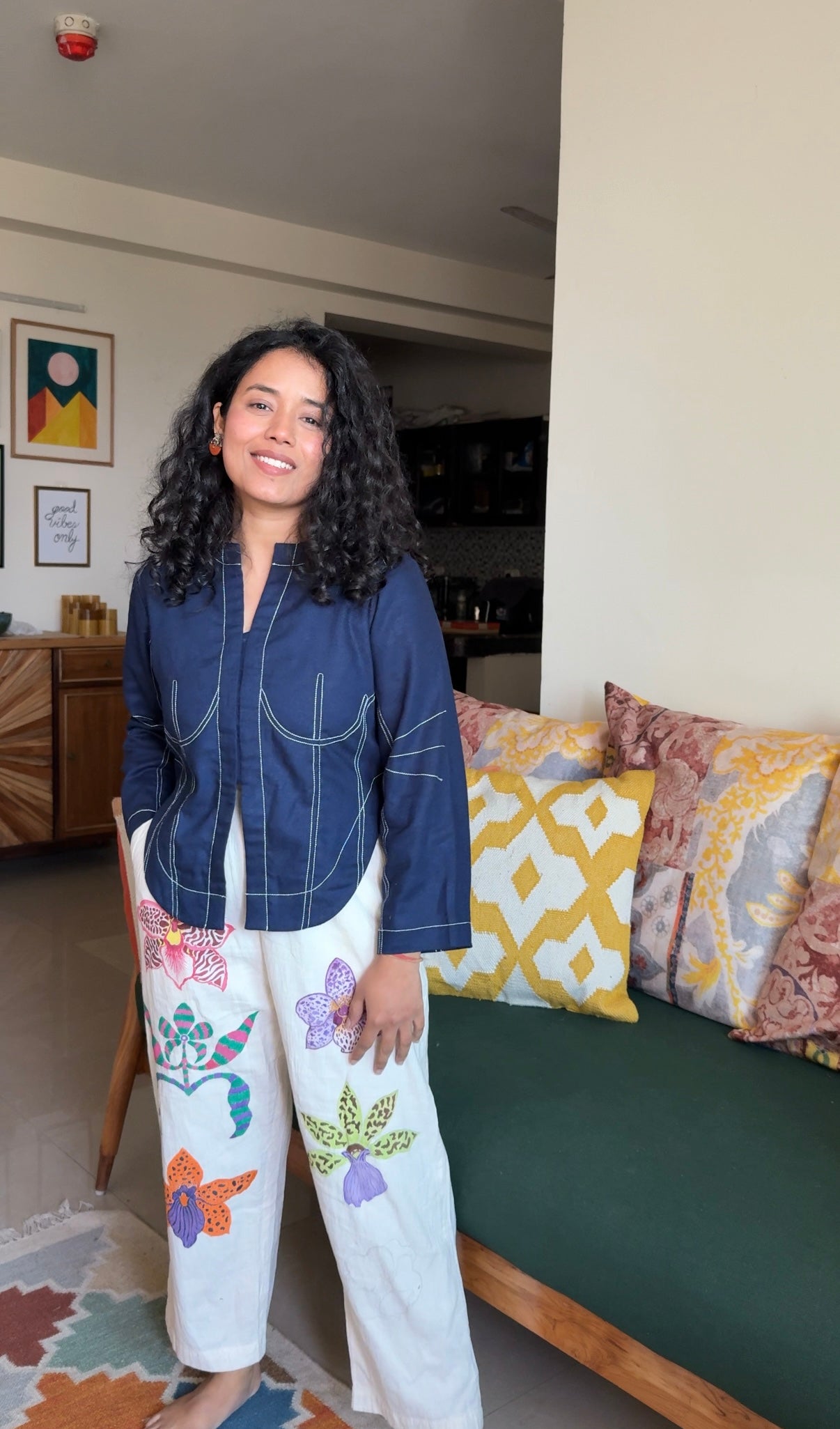 Wildflower Orchid Pants