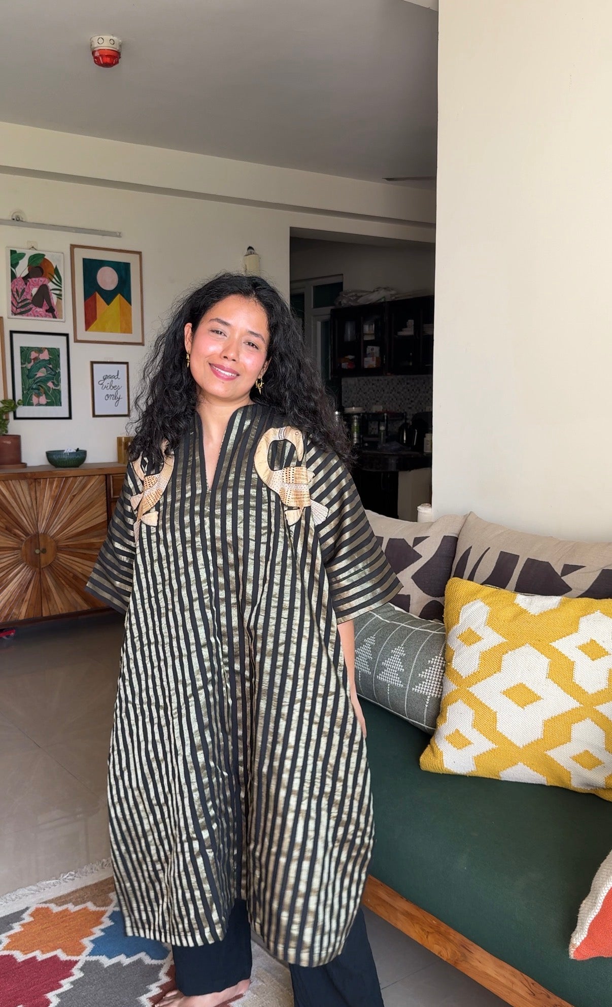 Noir Gold Udaan Kaftan