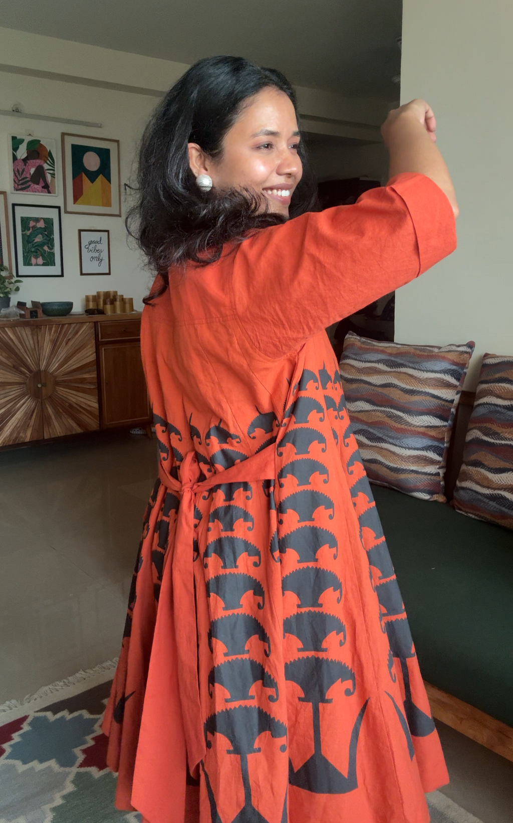 Terracotta Kali Dress