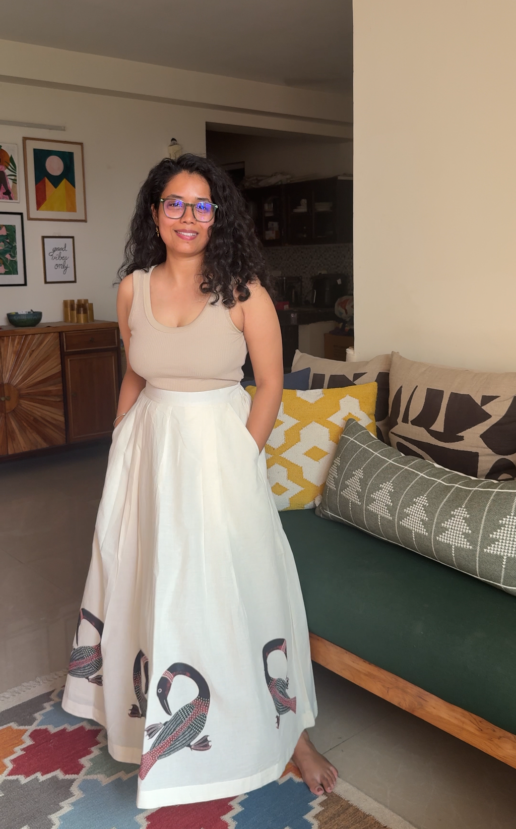 Ivory Heritage Udaan  Skirt