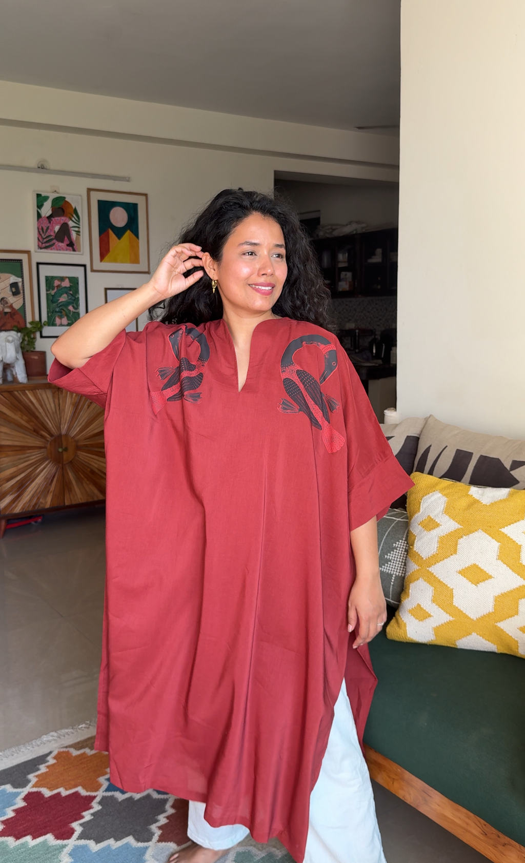 Amber Clay Udaan Kaftan