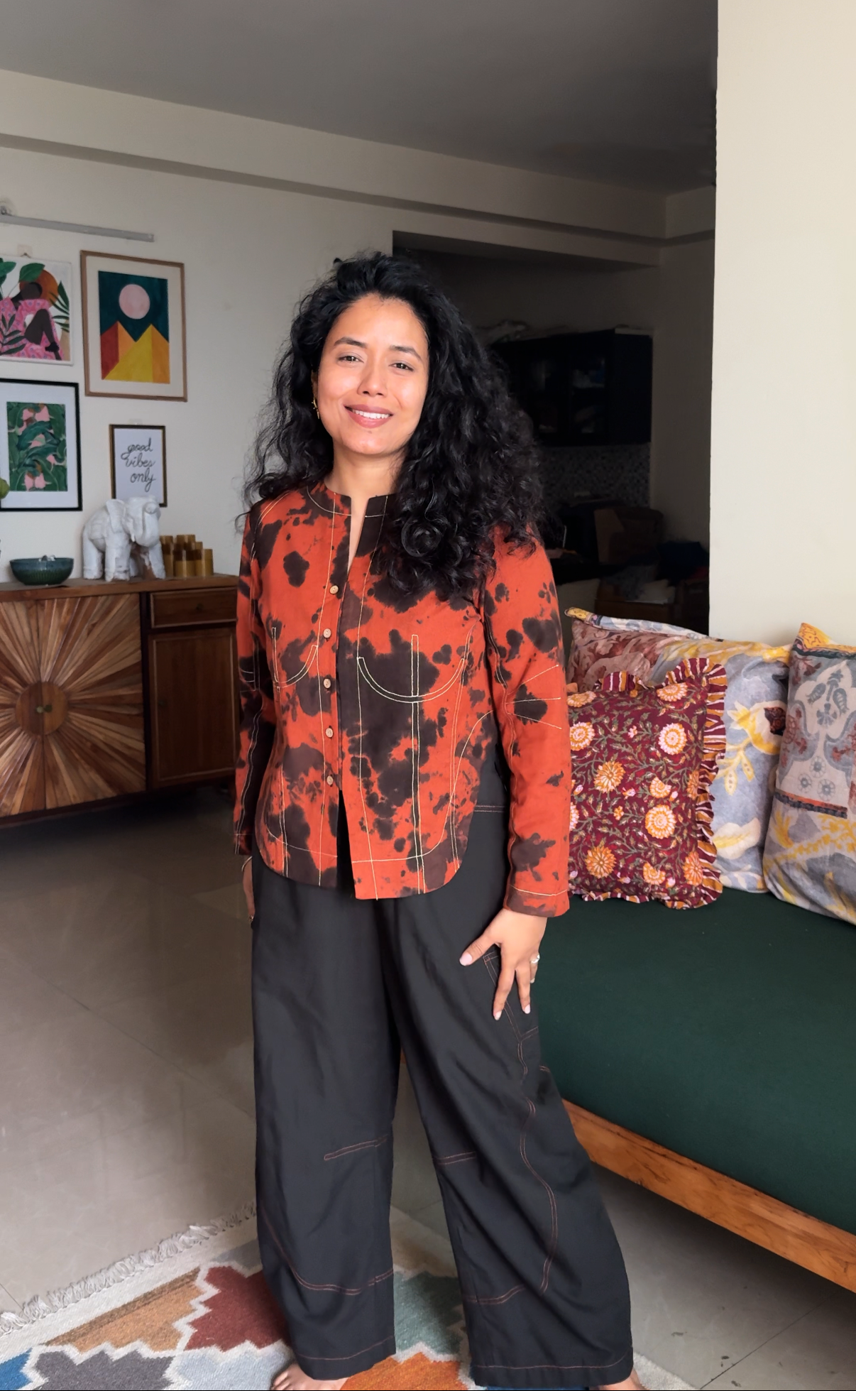 Kohra Rust Reversible Jacket