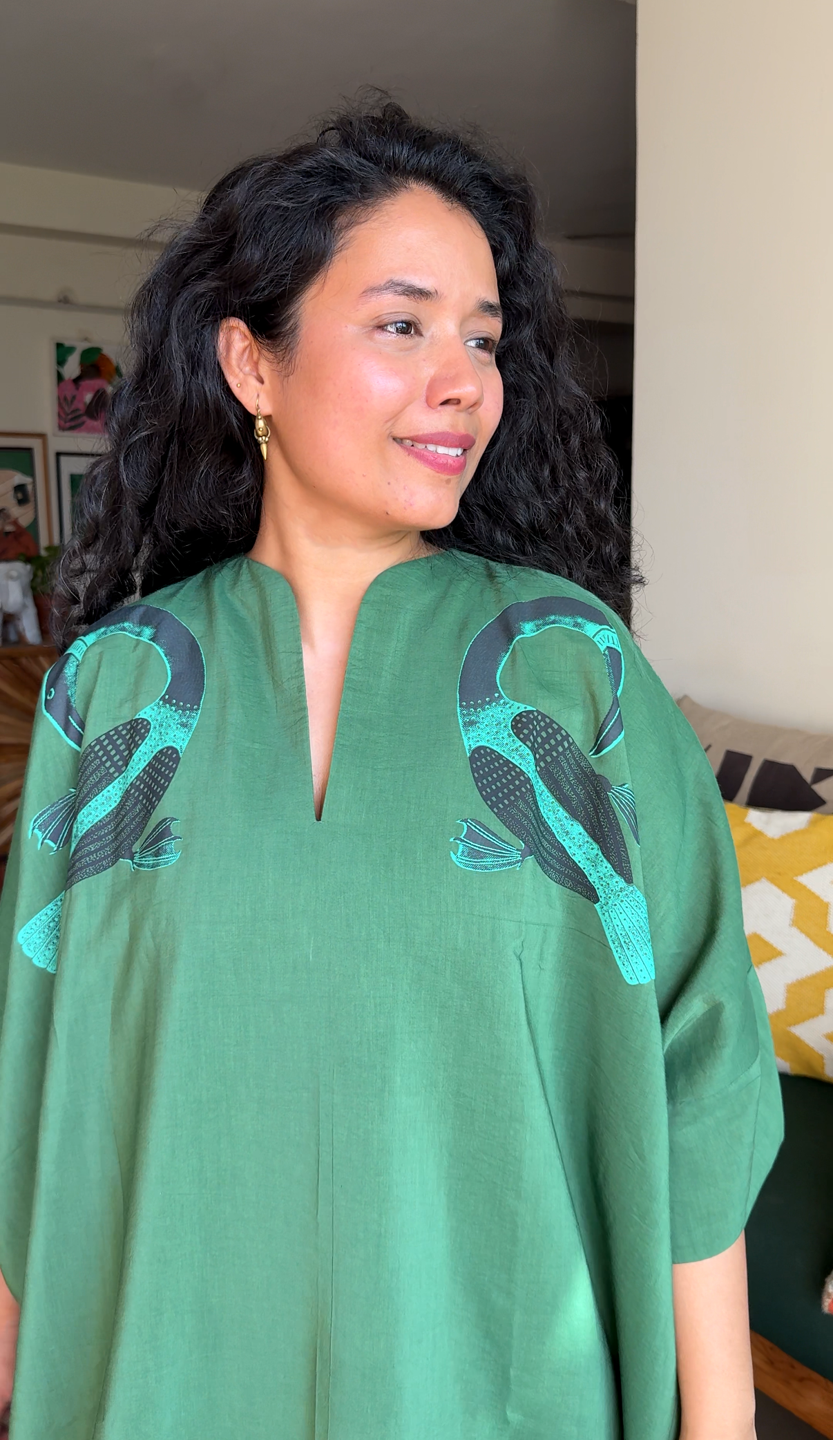 Olive Dusk Udaan Kaftan