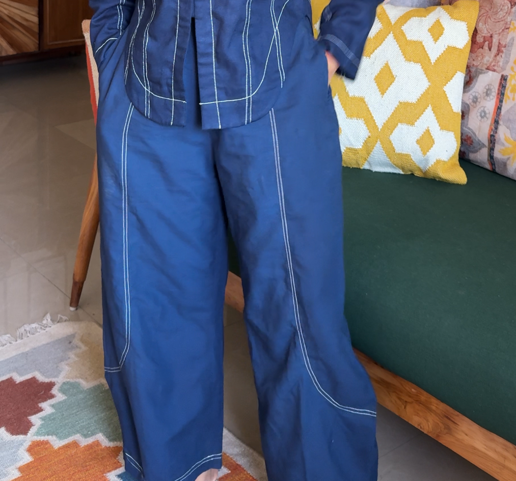 Indigo Stitch Pants