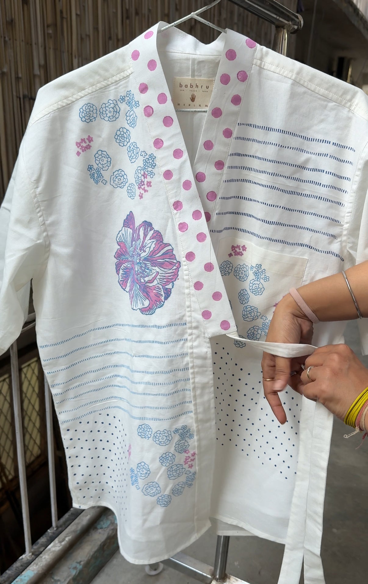 Phool Patti Wrap Shirt