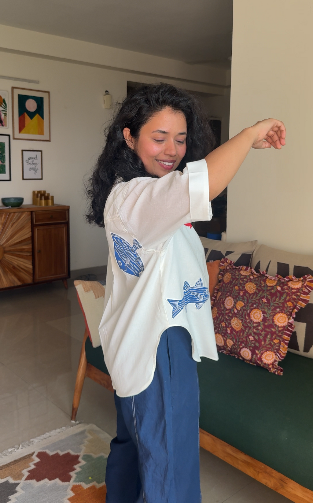 Pondicherry Postcard Shirt