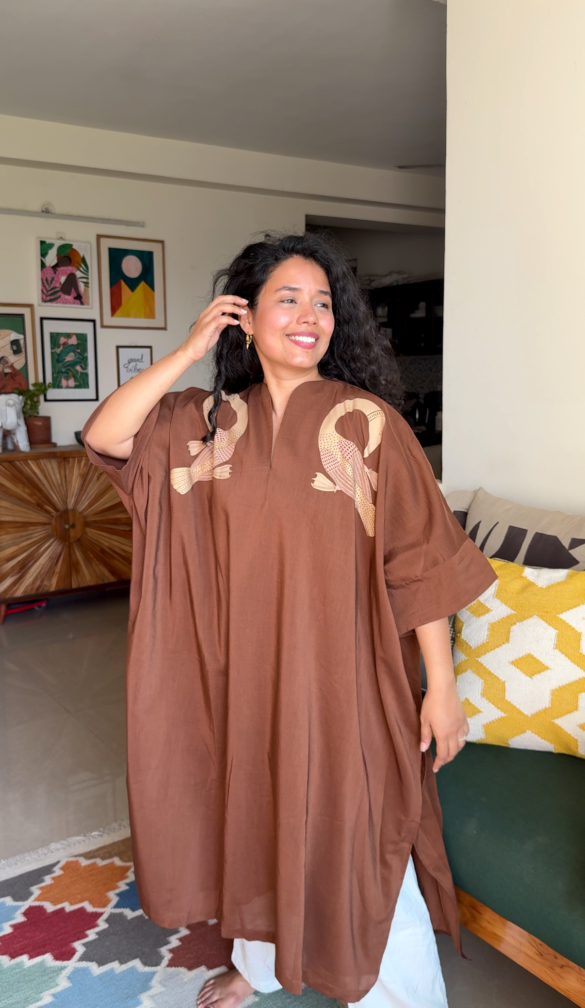 Desert Bronze Udaan Kaftan