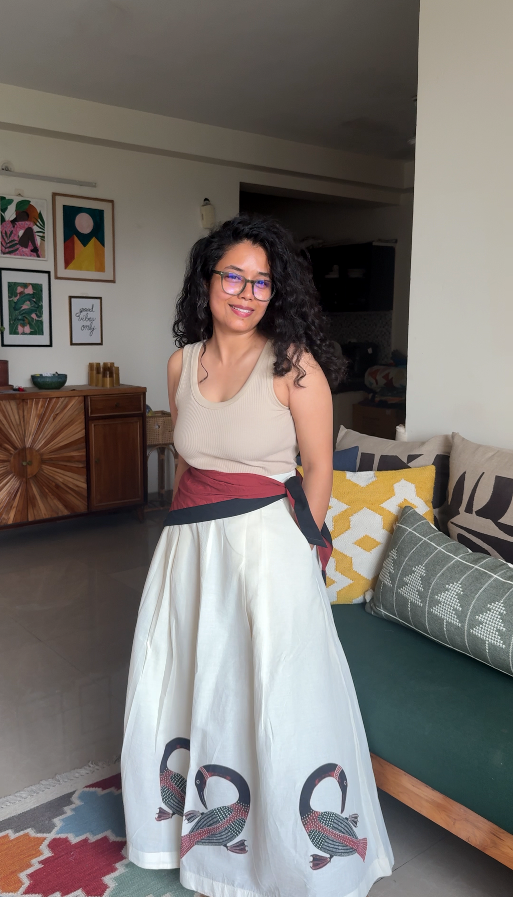 Ivory Heritage Udaan  Skirt