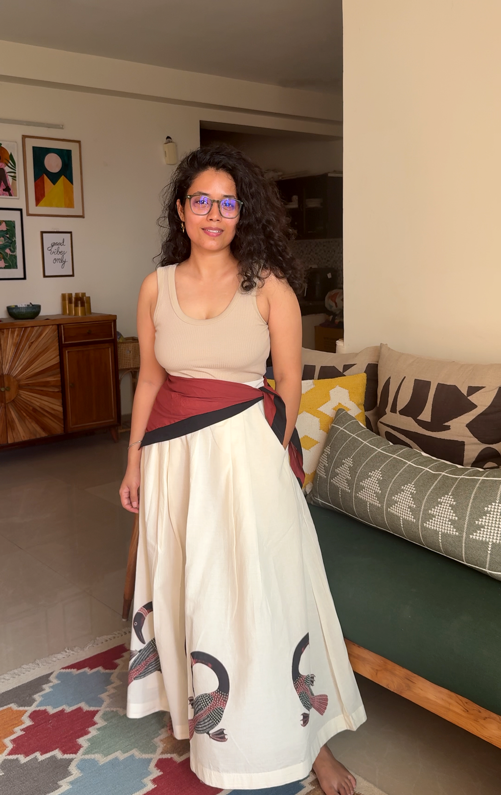 Ivory Heritage Udaan  Skirt