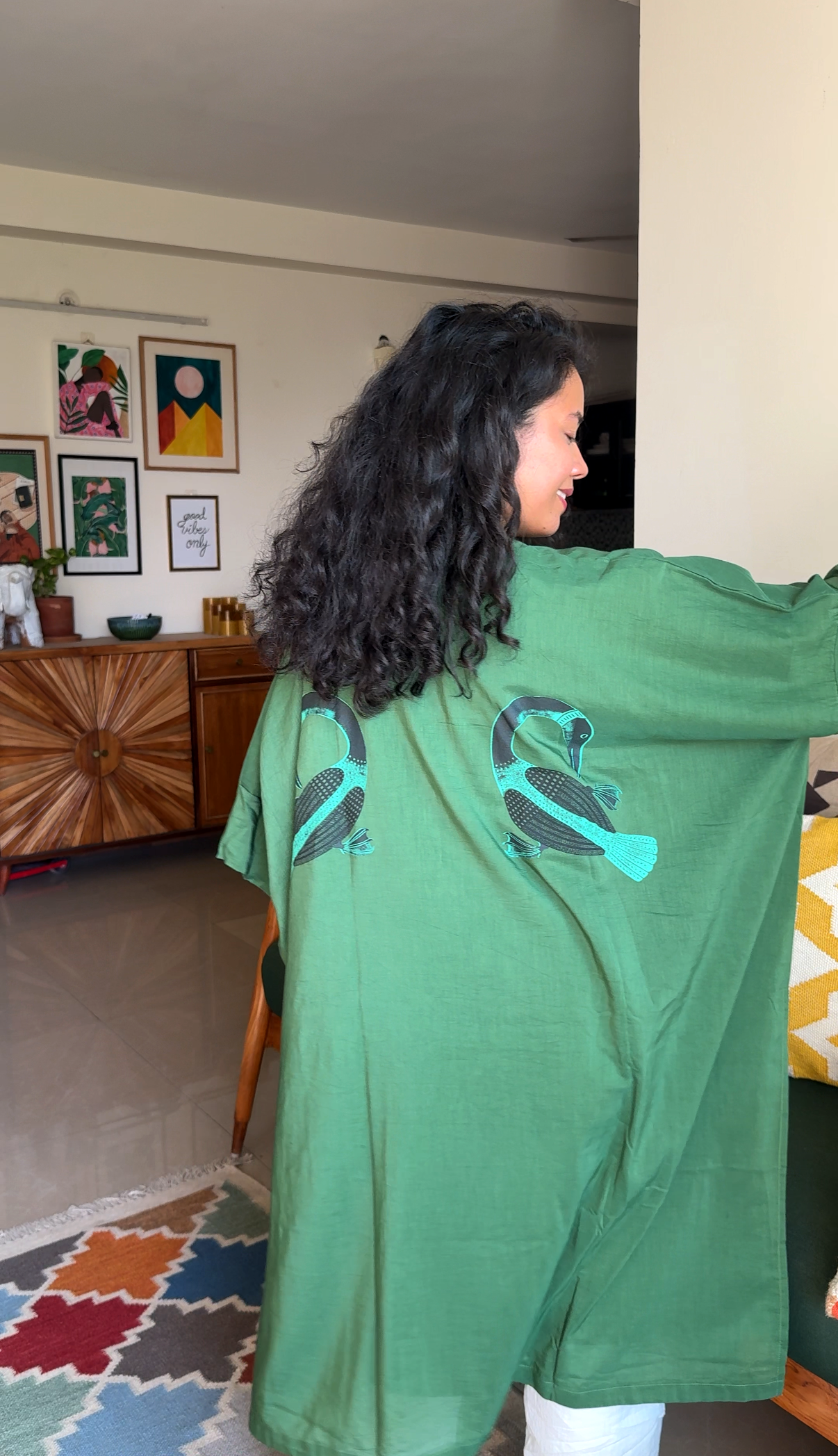 Olive Dusk Udaan Kaftan