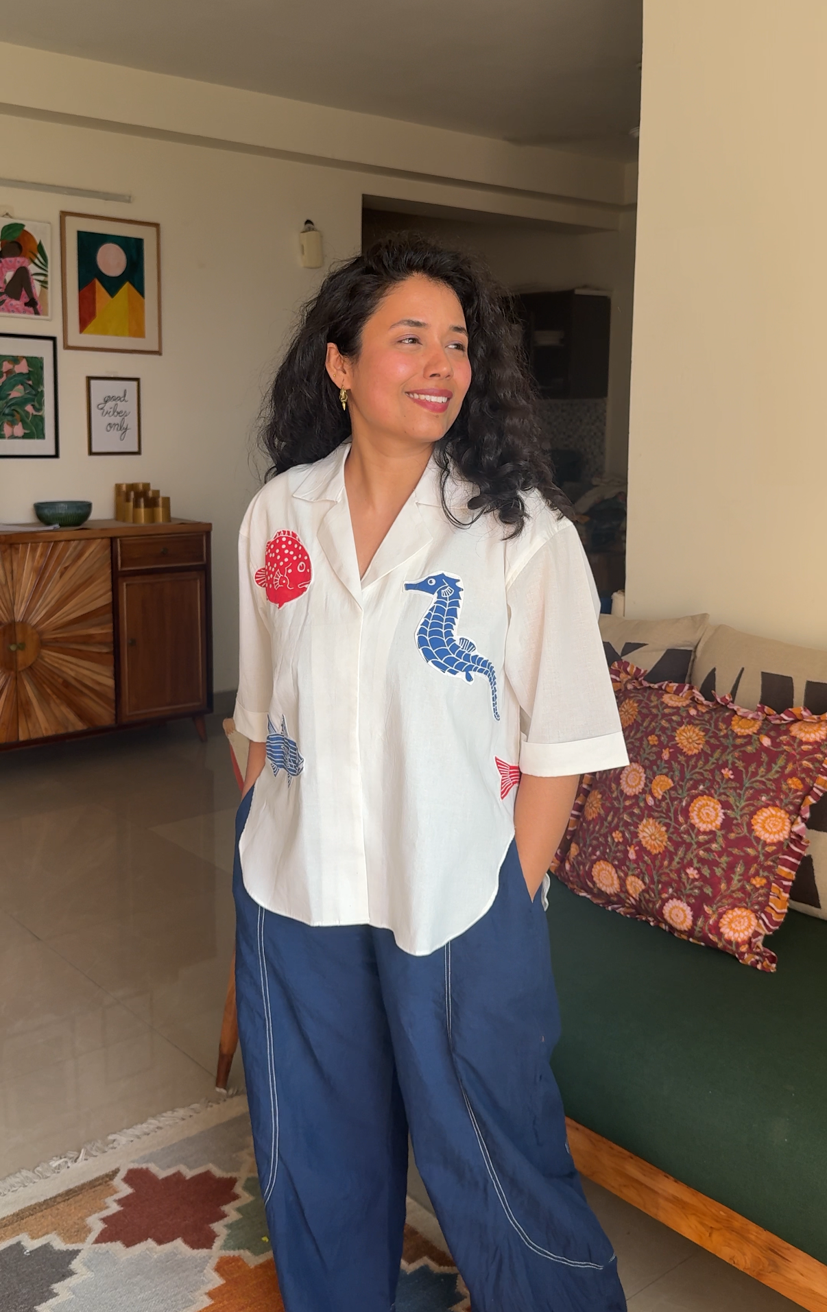 Pondicherry Postcard Shirt