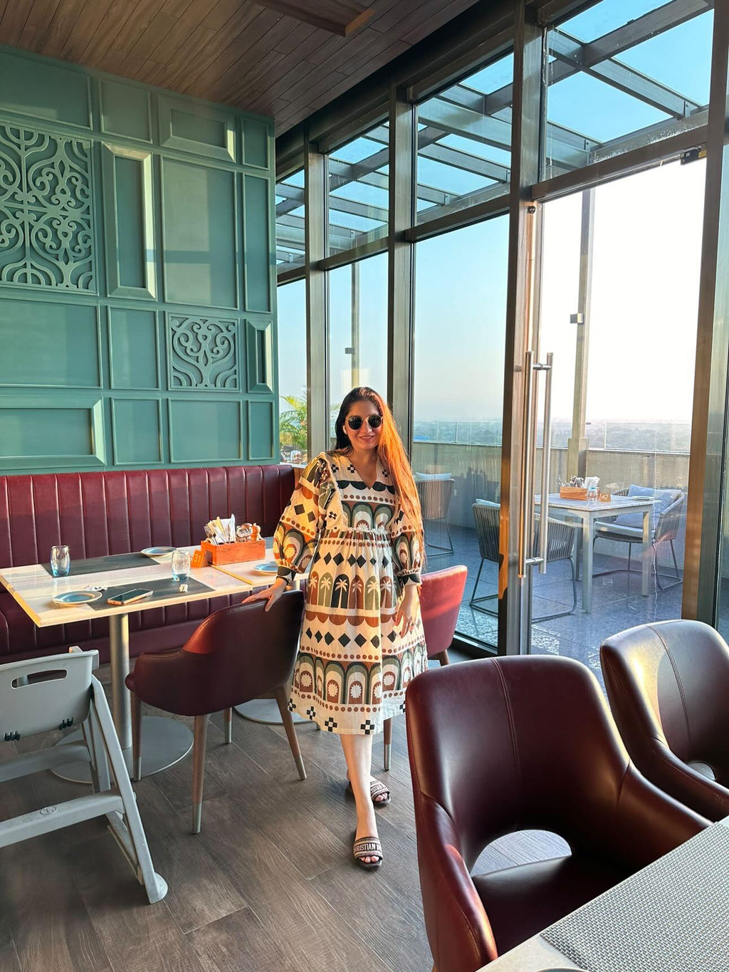 Golden Hour Holiday Dress