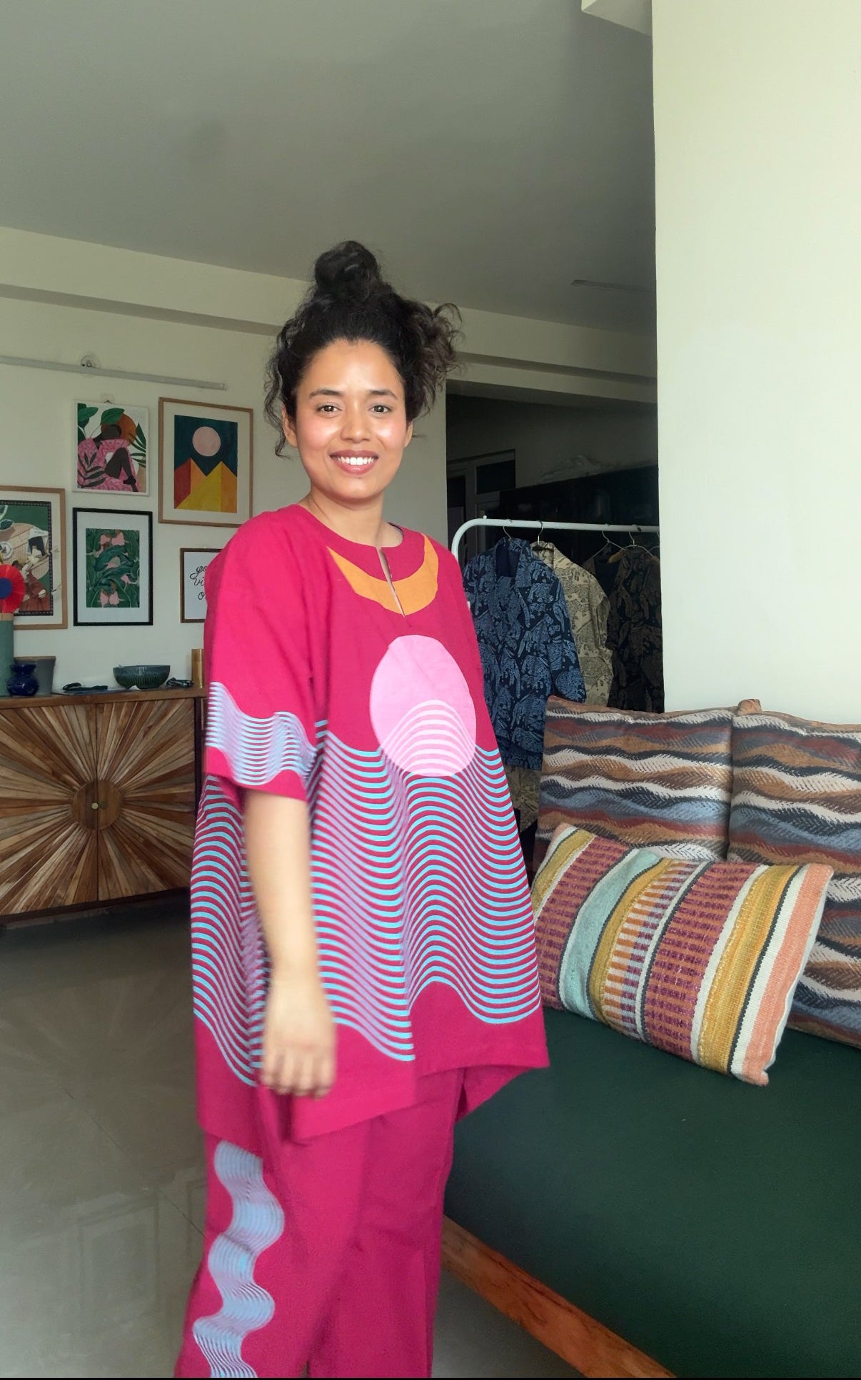 Ambar Gulaabi Co-ord Set