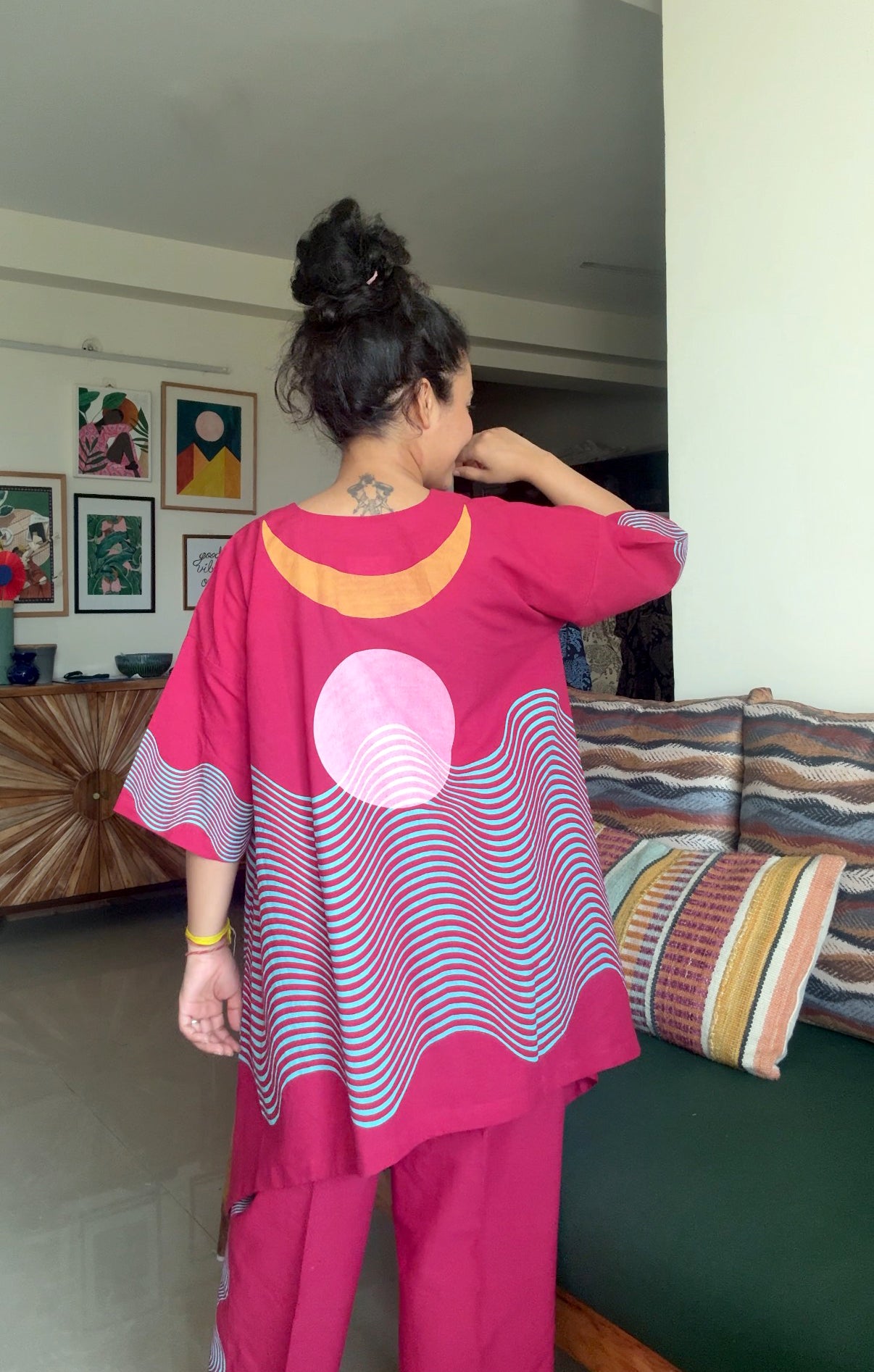 Ambar Gulaabi Co-ord Set