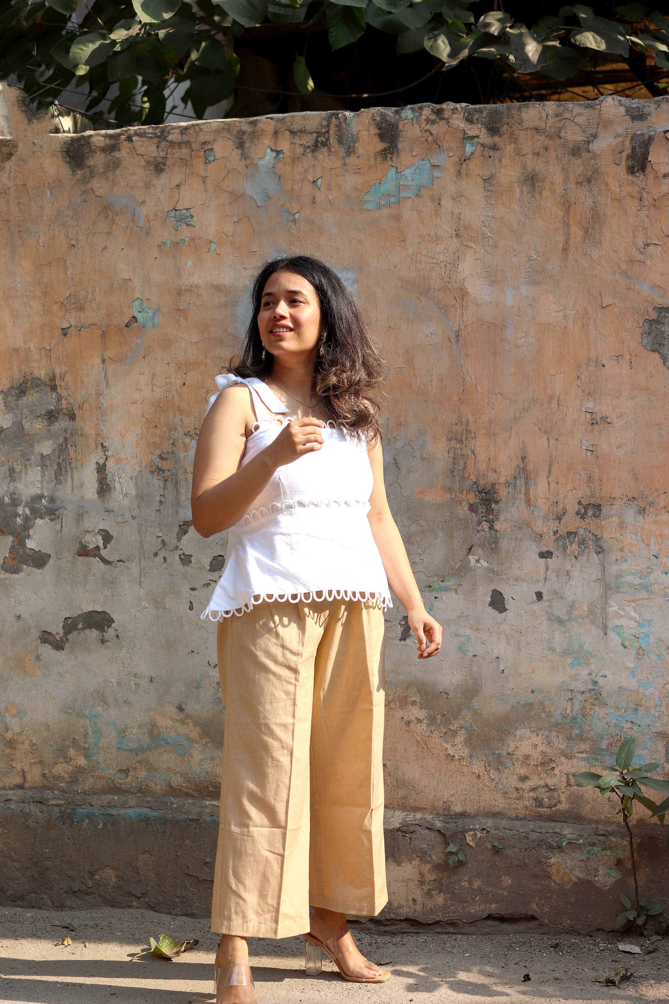 Chai White Co-ord Set