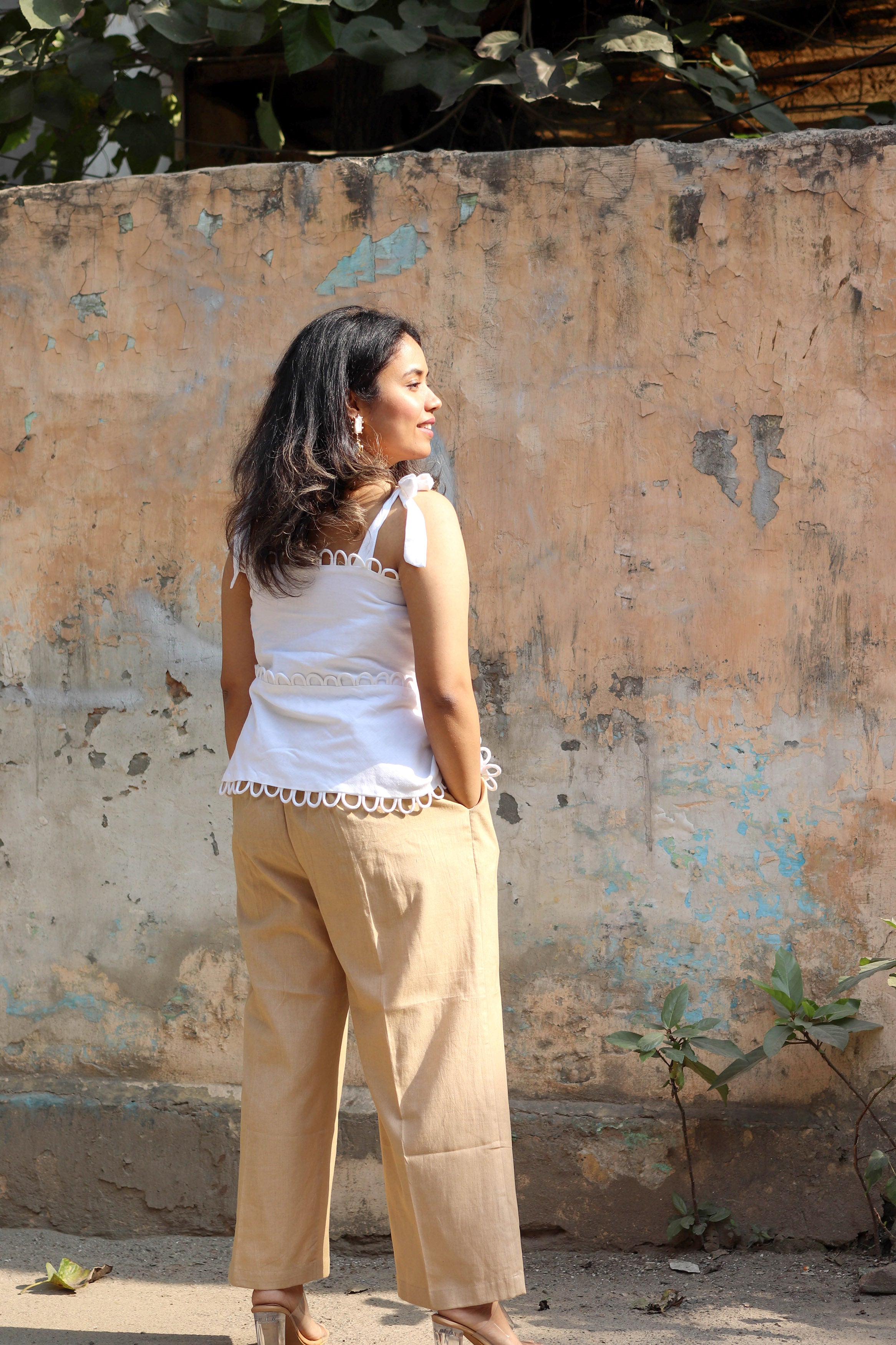 Chai White Co-ord Set