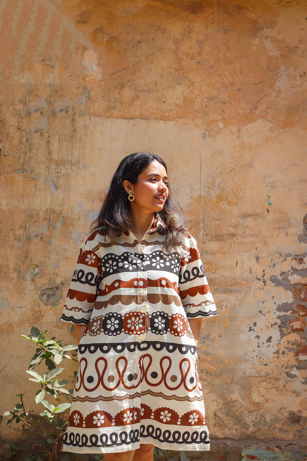 Dusk Dream Bohemian Shirtdress