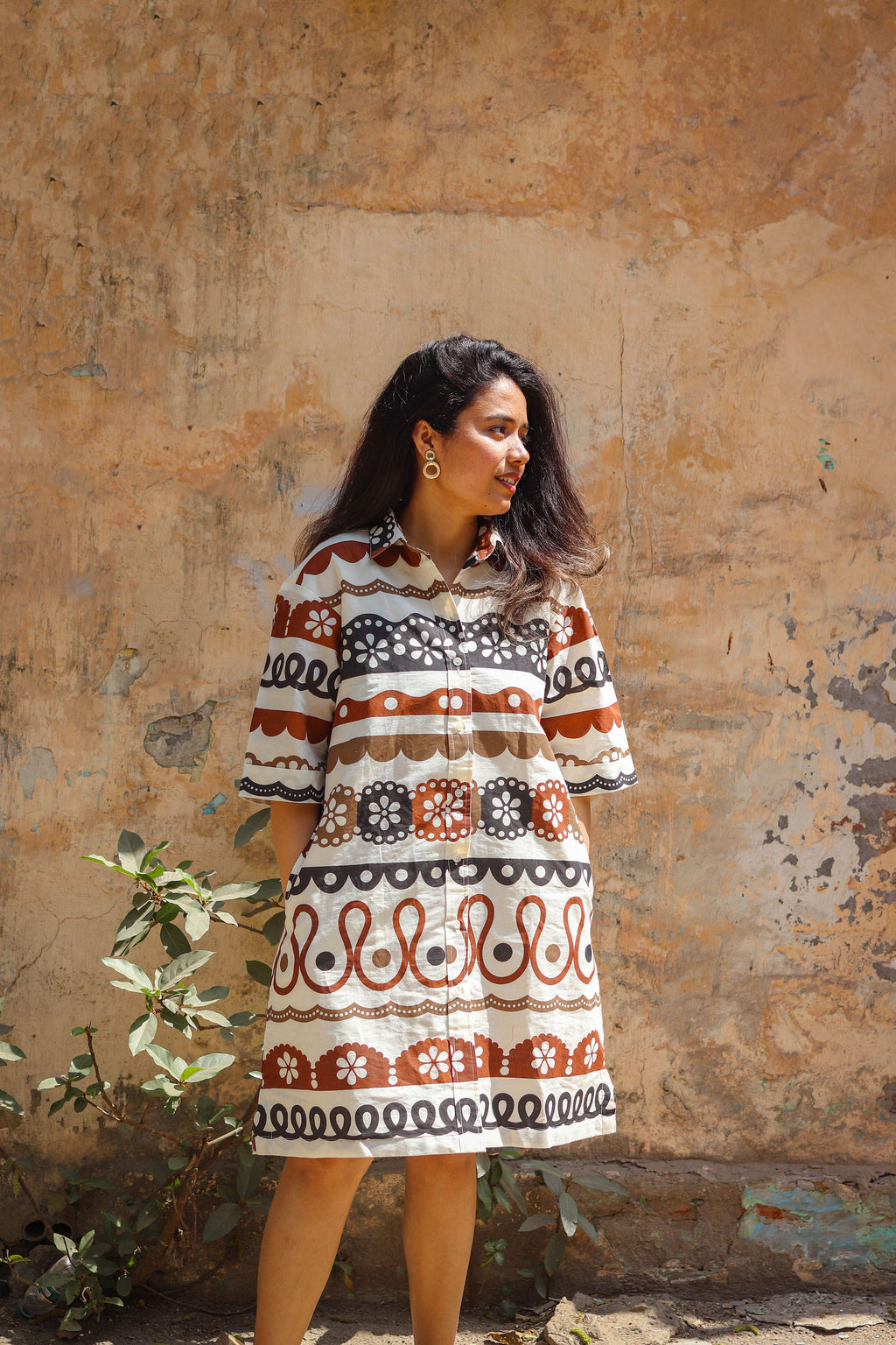 Dusk Dream Bohemian Shirtdress