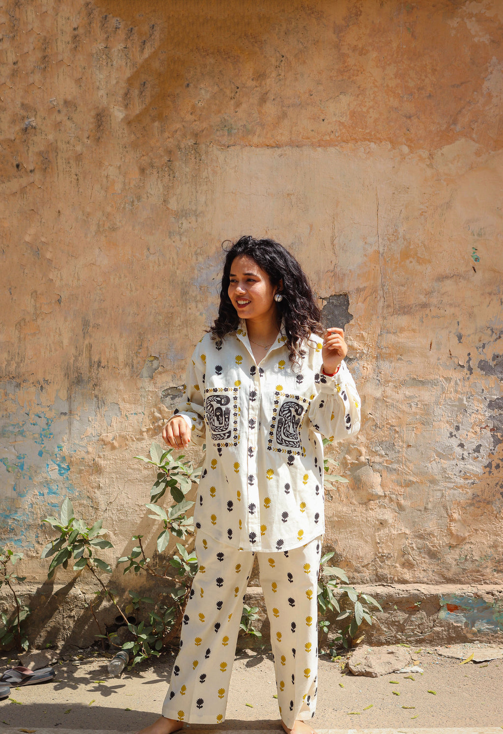 Golden Yellow Banjara Co-ord Set